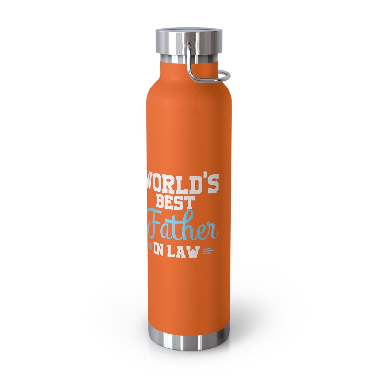 World's Best Father-In-Law Copper Vacuum Insulated Bottle, 22oz