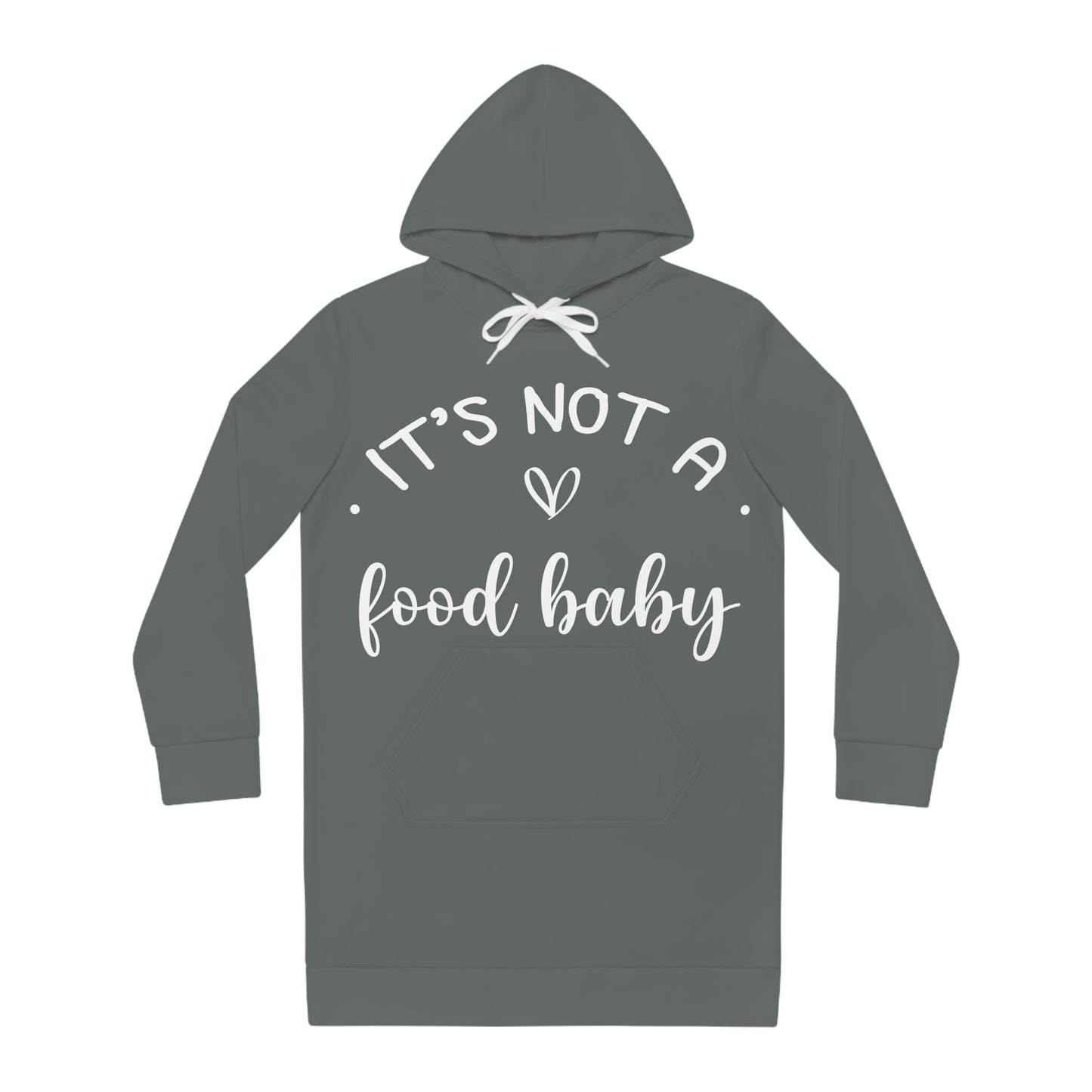 It's Not a Food Baby Women's Hoodie Dress (AOP)