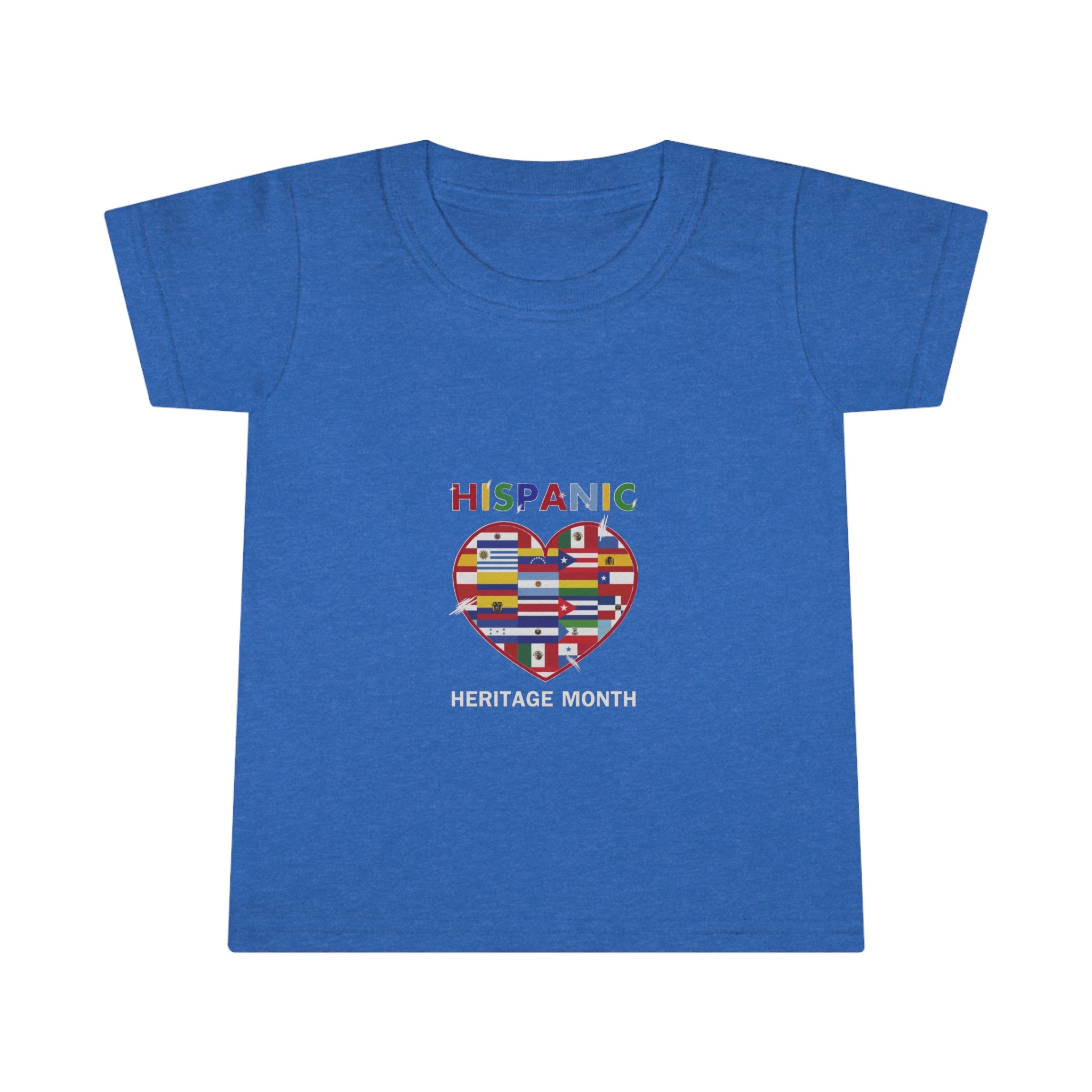 Flag Heart - Hispanic Heritage Month Toddler T-shirt