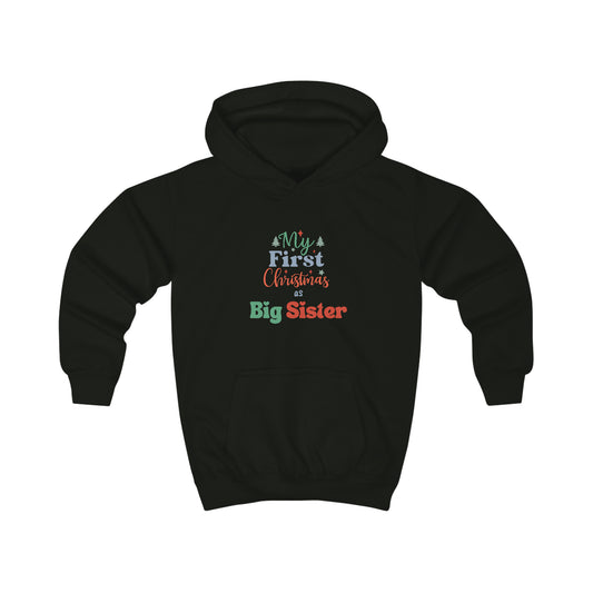 My First Christmas as Big Sister Kids Hoodie