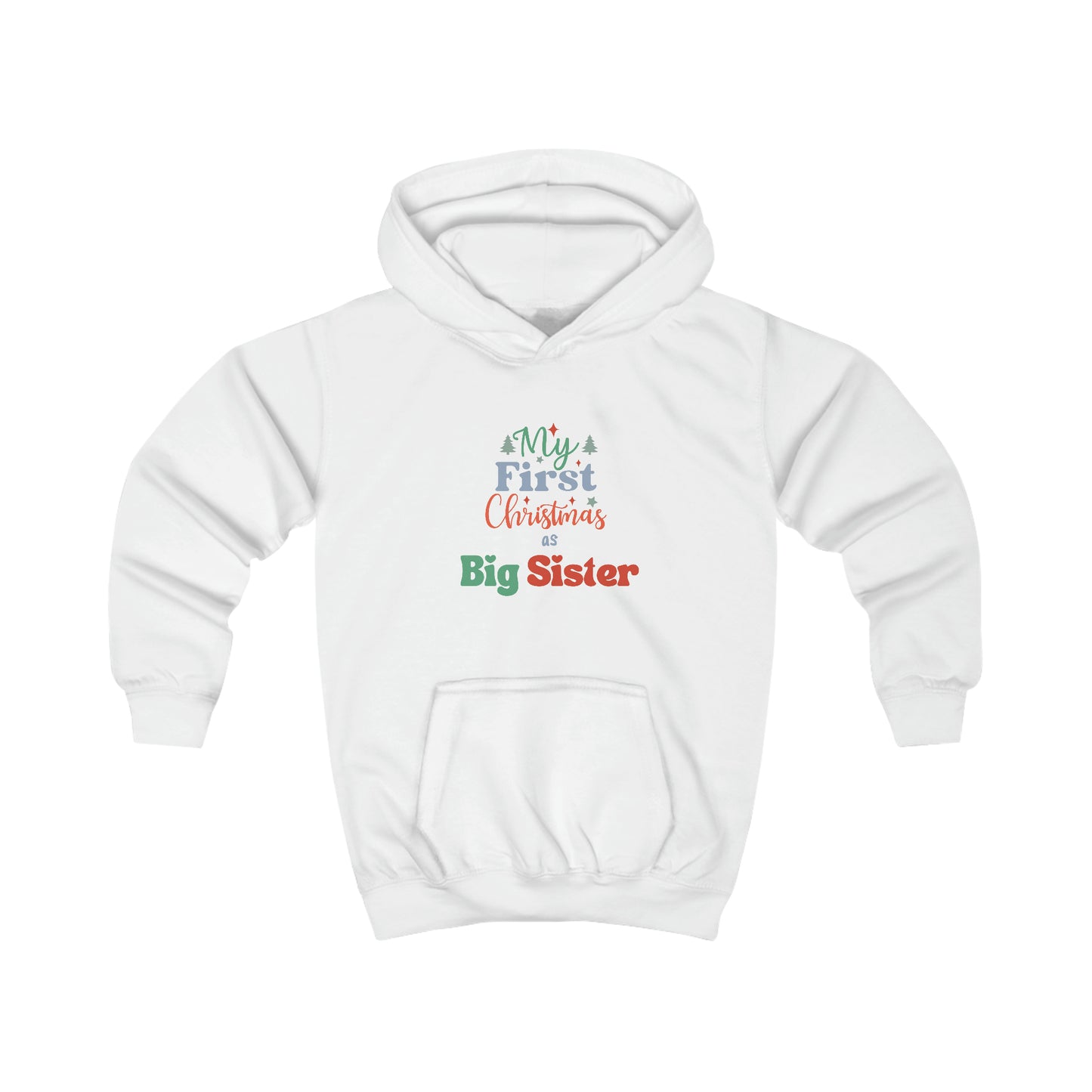 My First Christmas as Big Sister Kids Hoodie