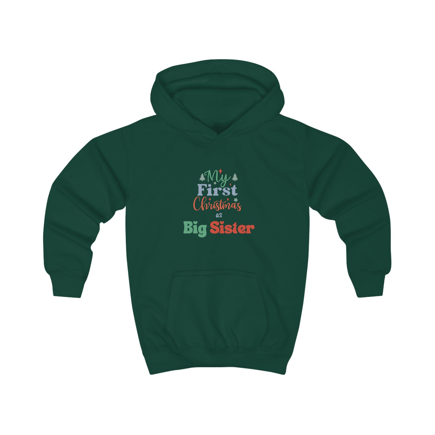 My First Christmas as Big Sister Kids Hoodie