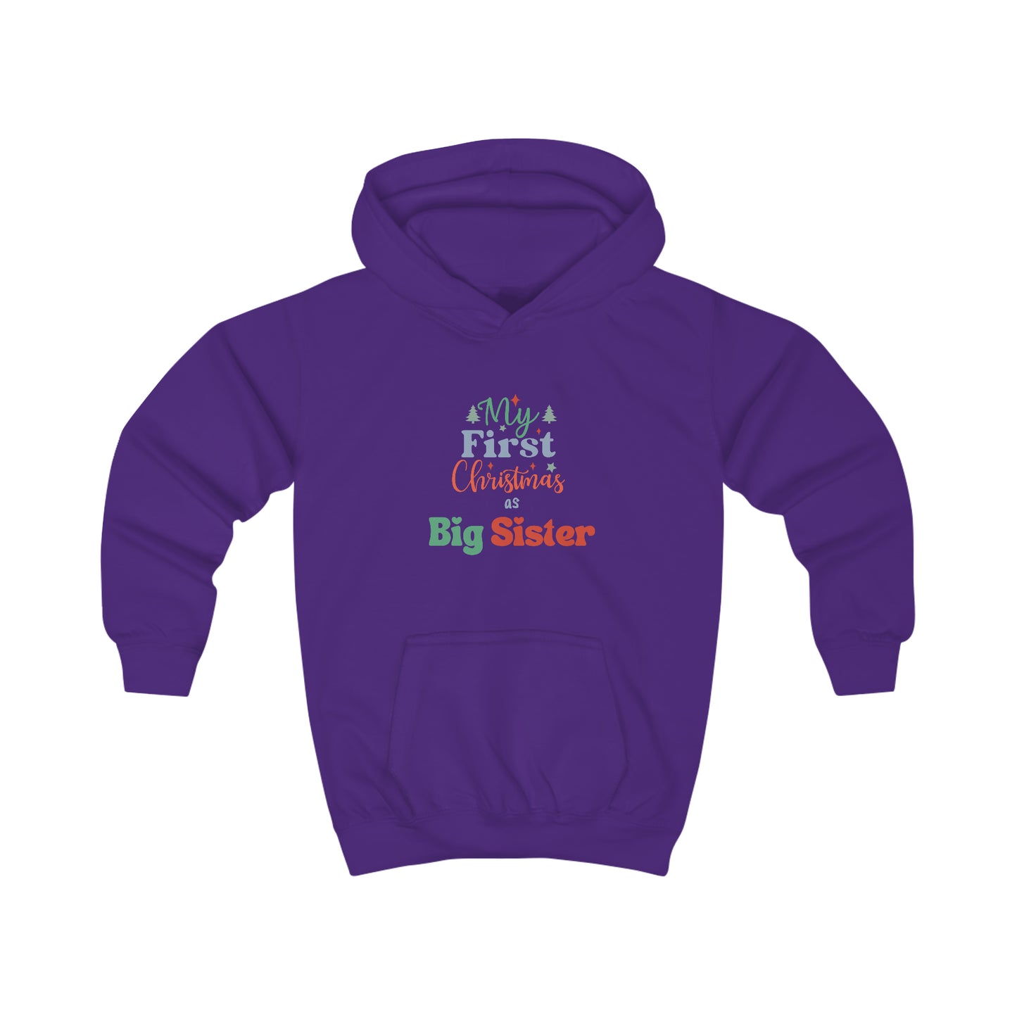 My First Christmas as Big Sister Kids Hoodie