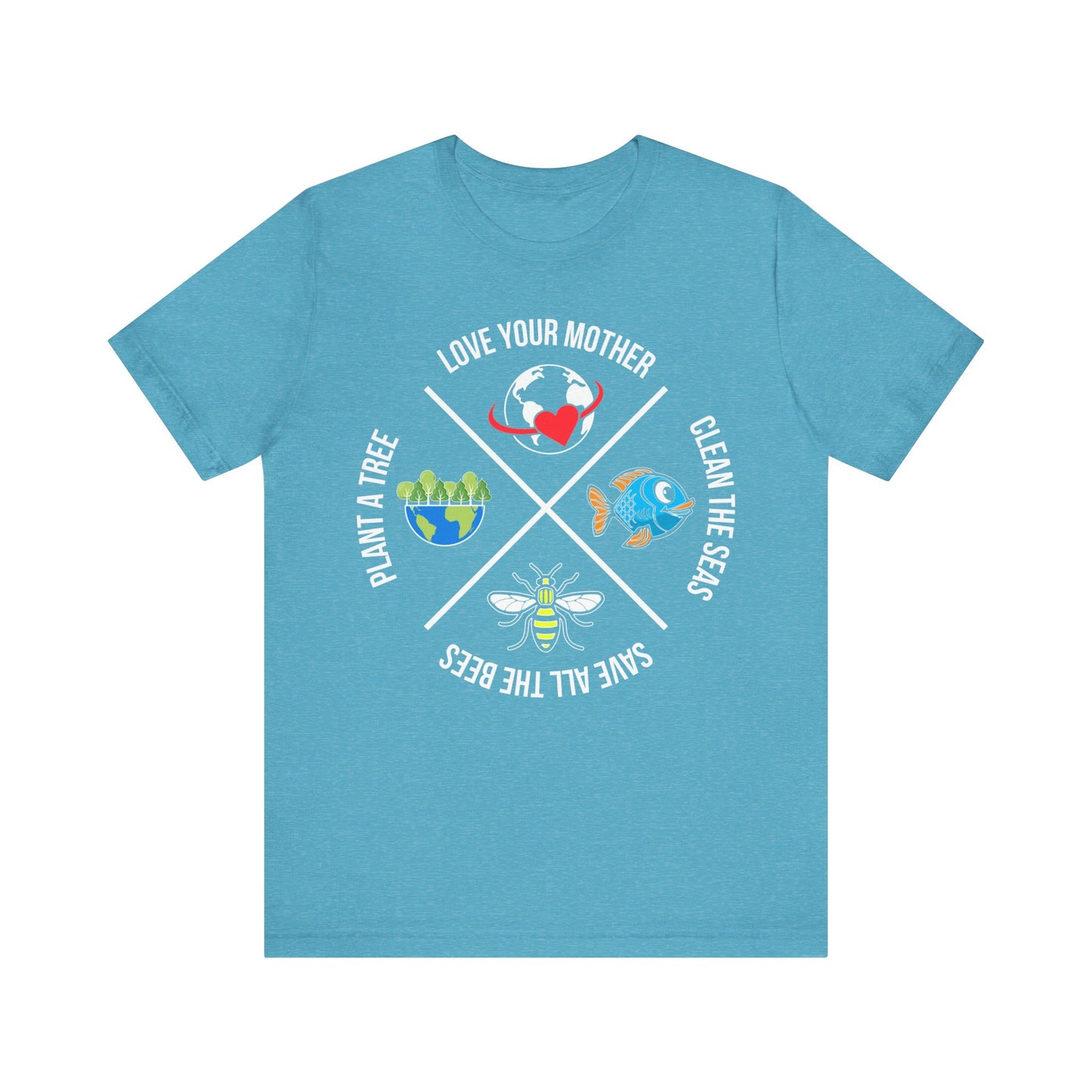 Plant A Tree Shirt, Clean The Seas Tee, Save The Bees Shirt, Love Your Mother T-Shirt, Earth Day Shirt, Earth Day Gift, Save The Planet Tee, Unisex Tee