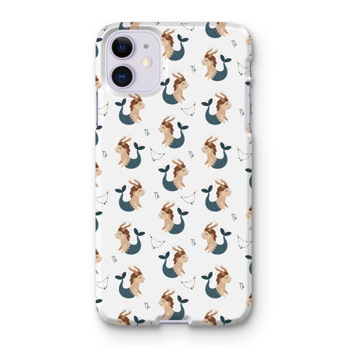 Capricorn Pattern Snap Phone Case