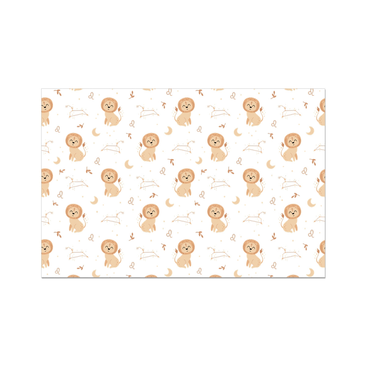 Leo Pattern Rolled Eco Canvas