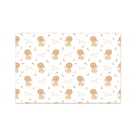 Leo Pattern Rolled Eco Canvas