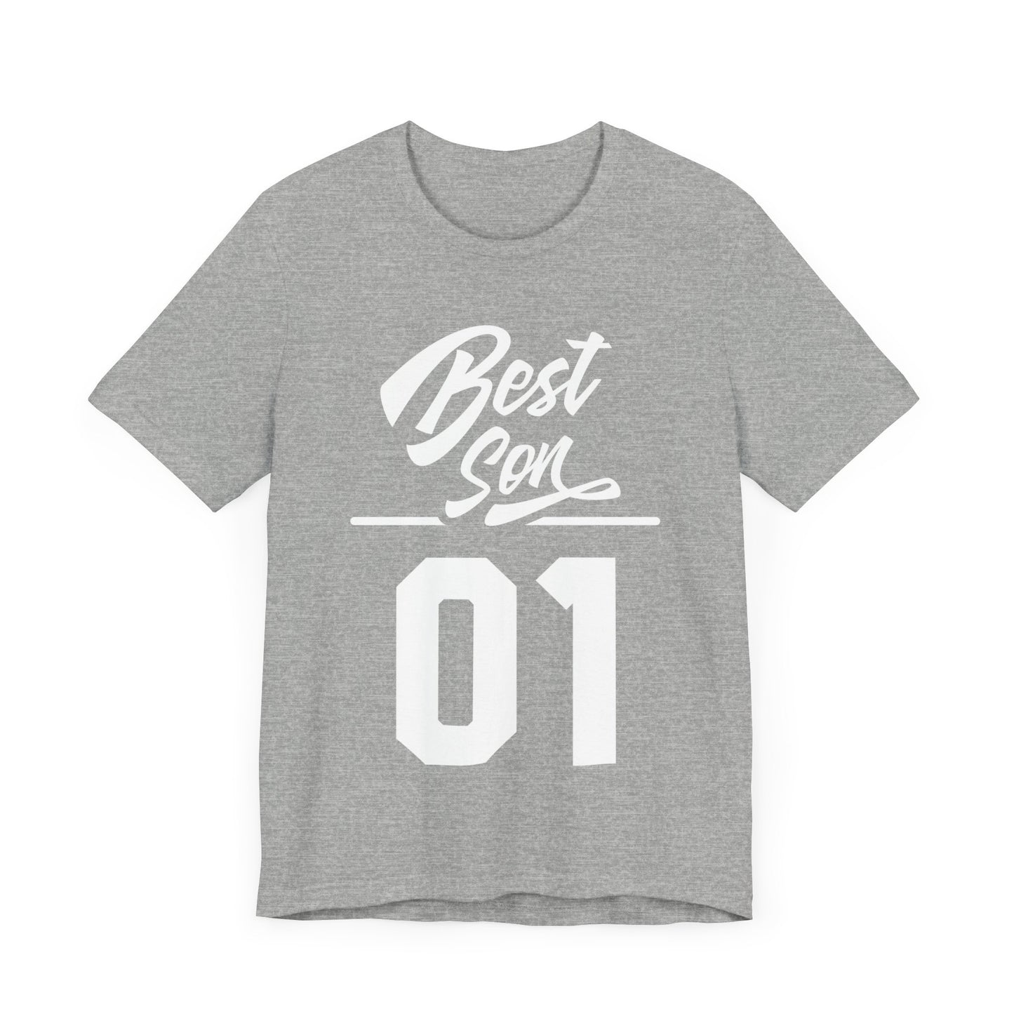 Best Son 01, Best Son Tee, Best Son T-shirt, Gift for Son, Dad to Son Gift, Unisex Jersey Short Sleeve Tee