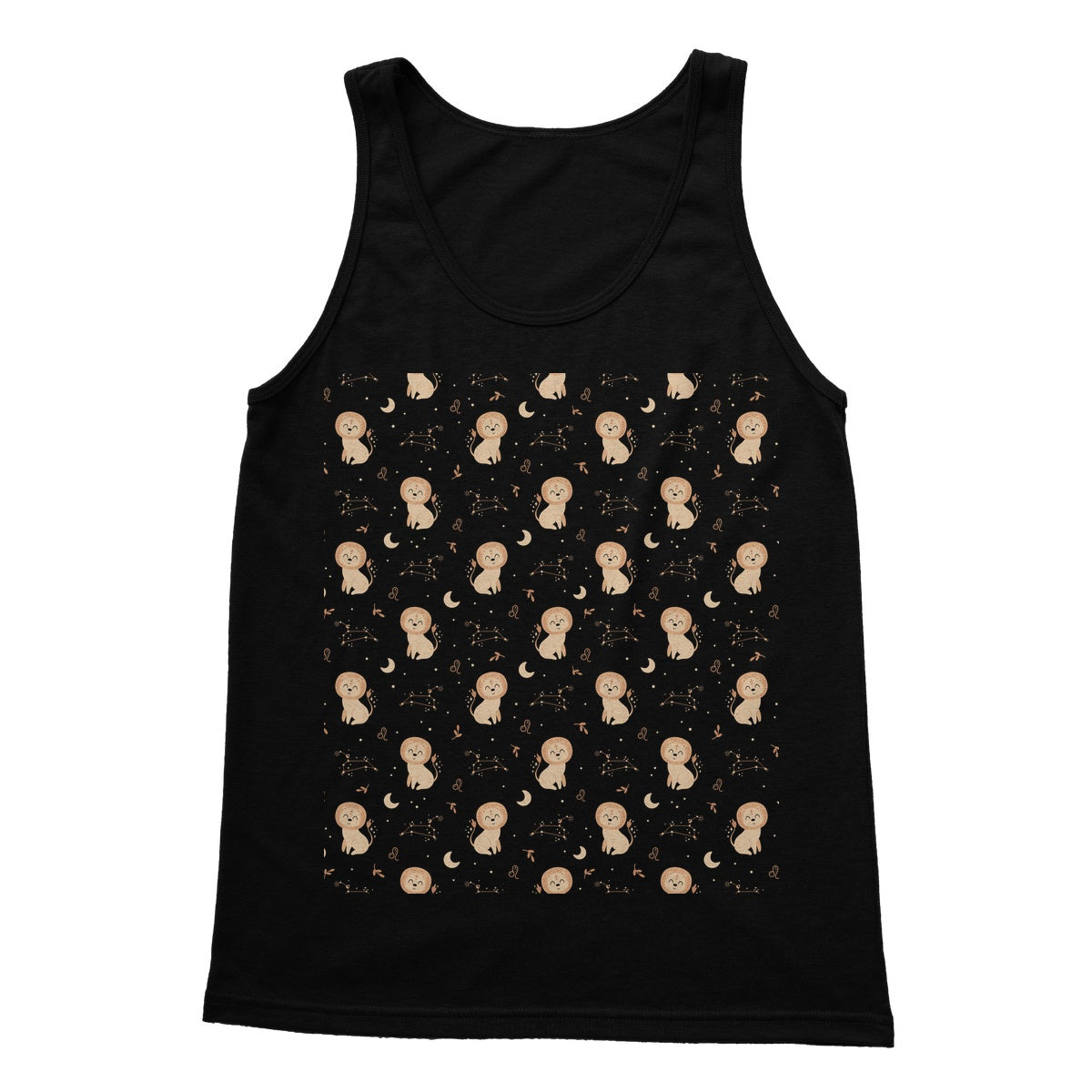 Leo Pattern Softstyle Tank Top