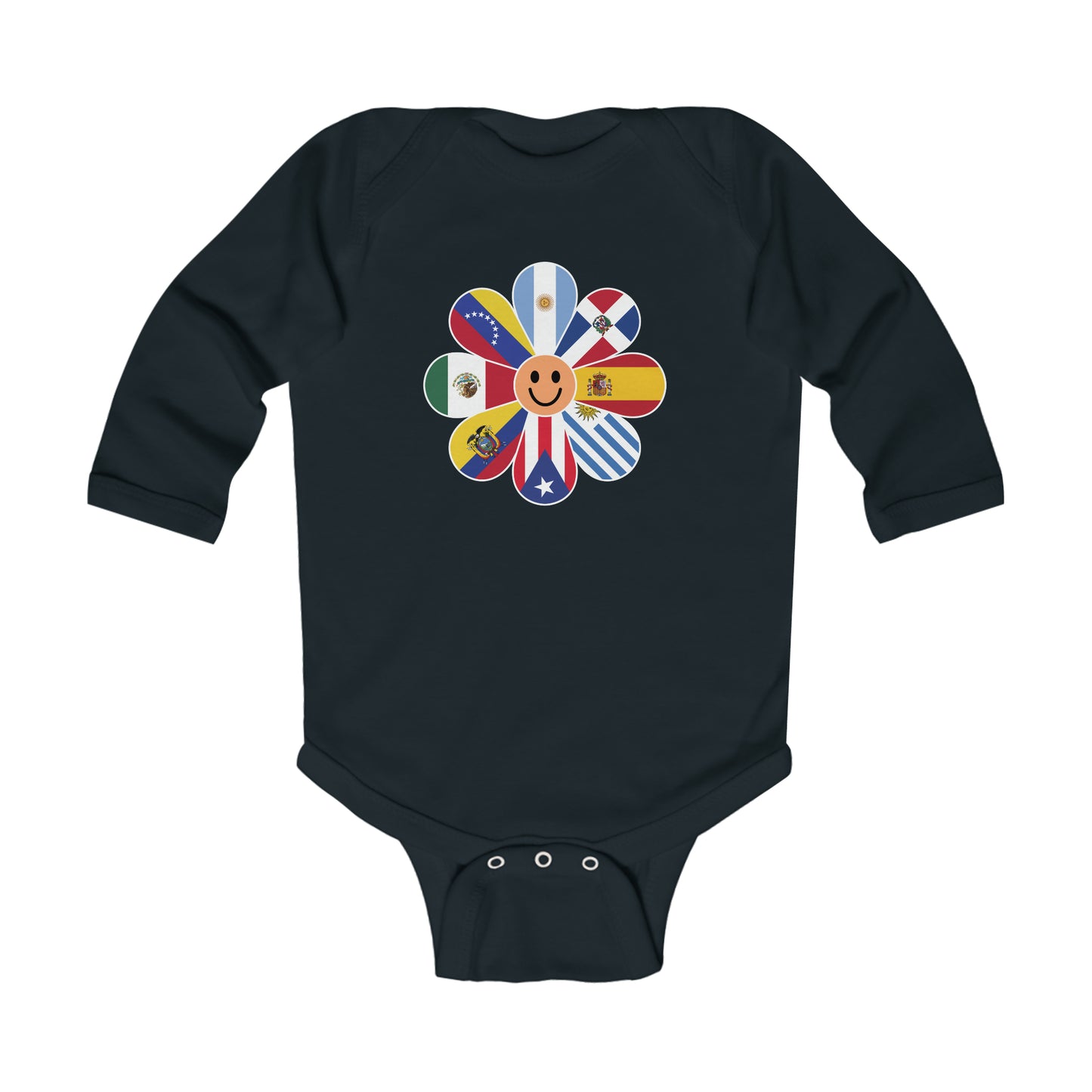 Hispanic Heritage Month Infant Long Sleeve Bodysuit