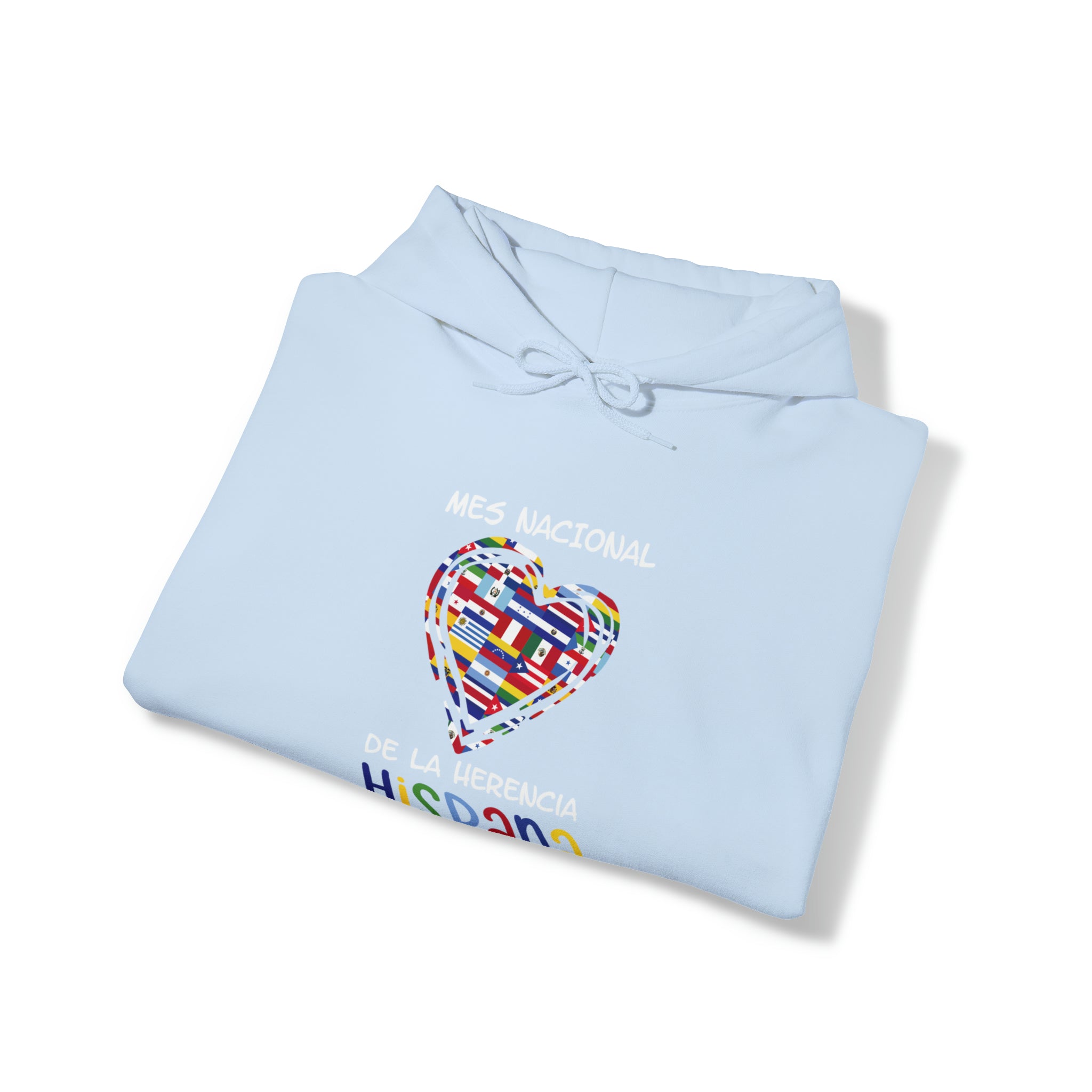 Mes Nacional Heart - Hispanic Heritage Month Unisex Hoodie