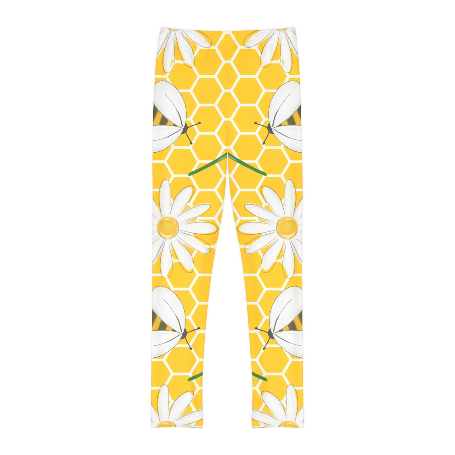 Bees & Daisies Youth Full-Length Leggings