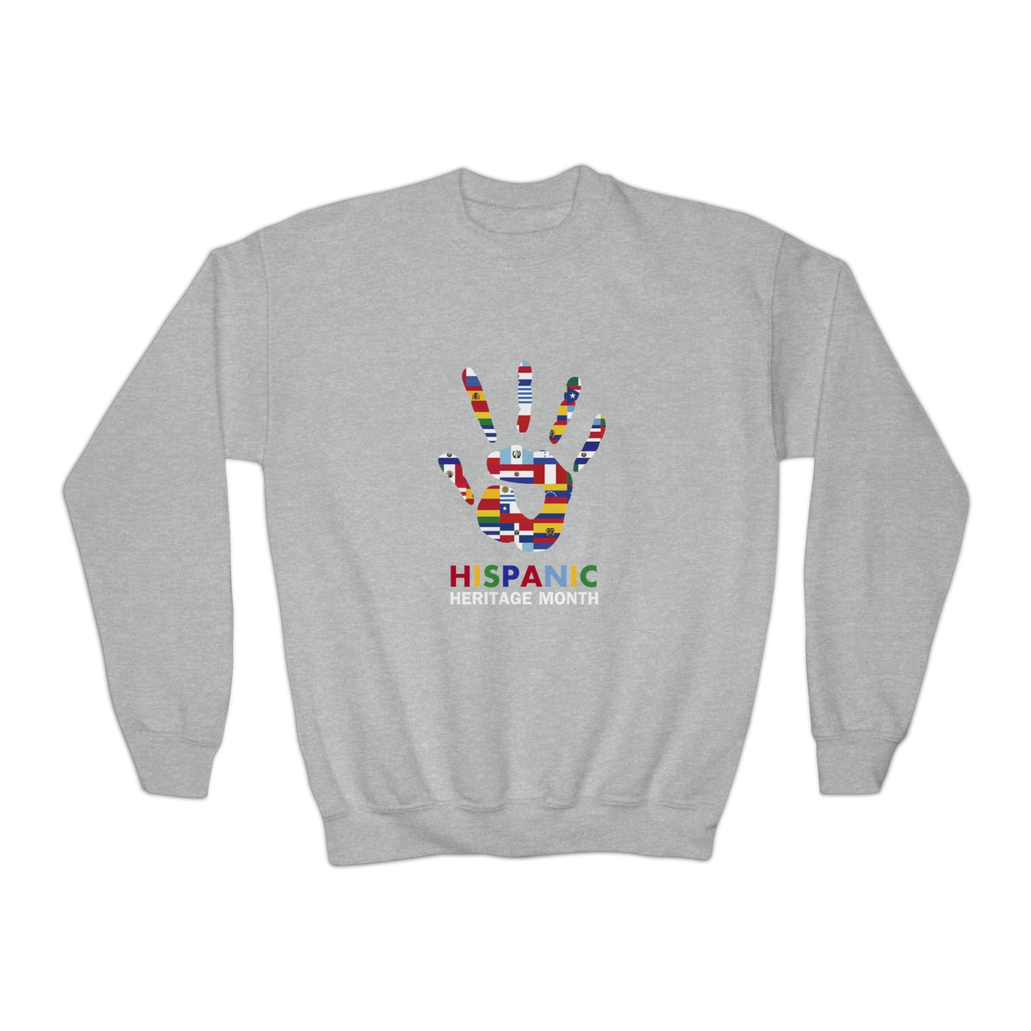 Hispanic Heritage Month Youth Crewneck Sweatshirt