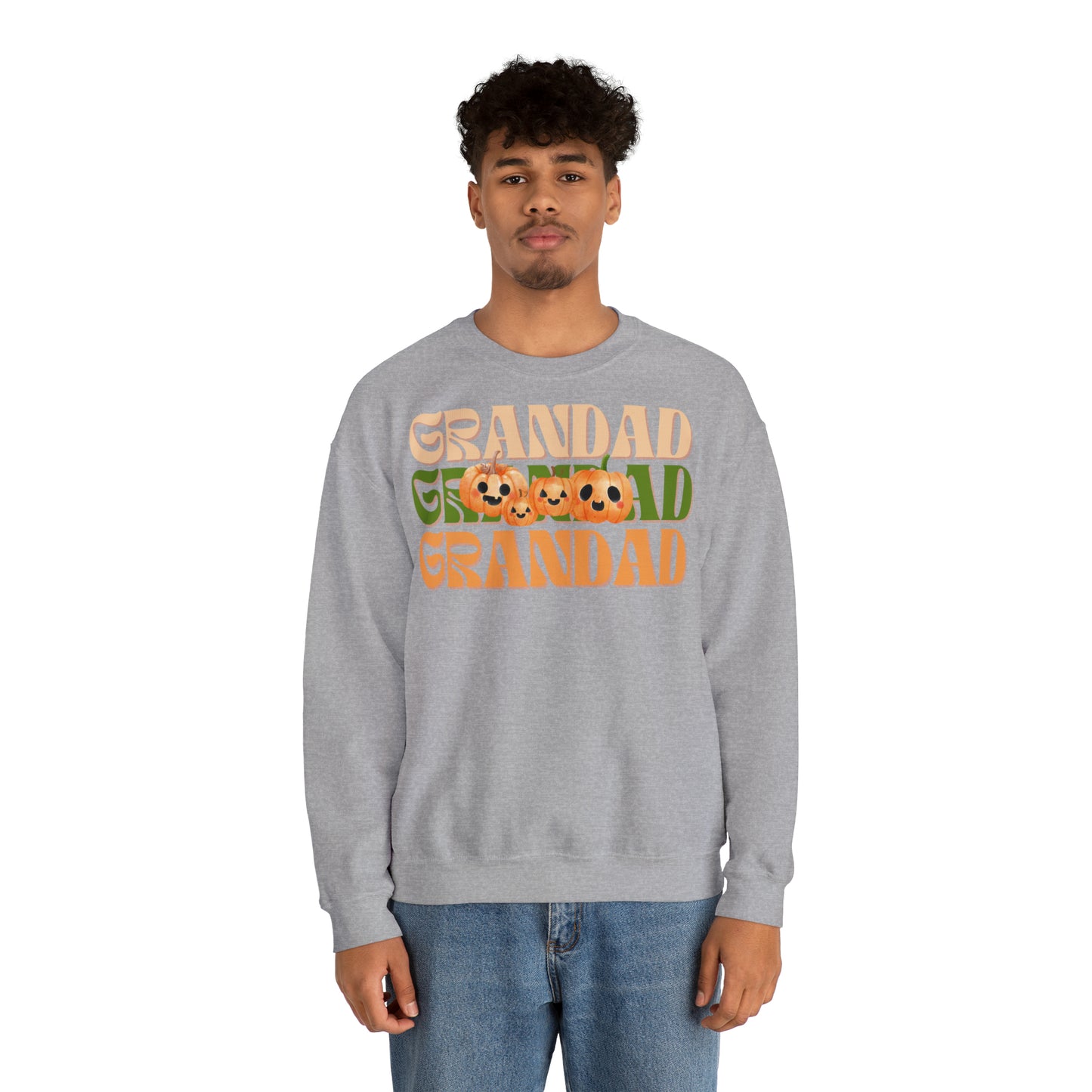 Grandad Pumpkin Unisex Heavy Blend™ Crewneck Sweatshirt