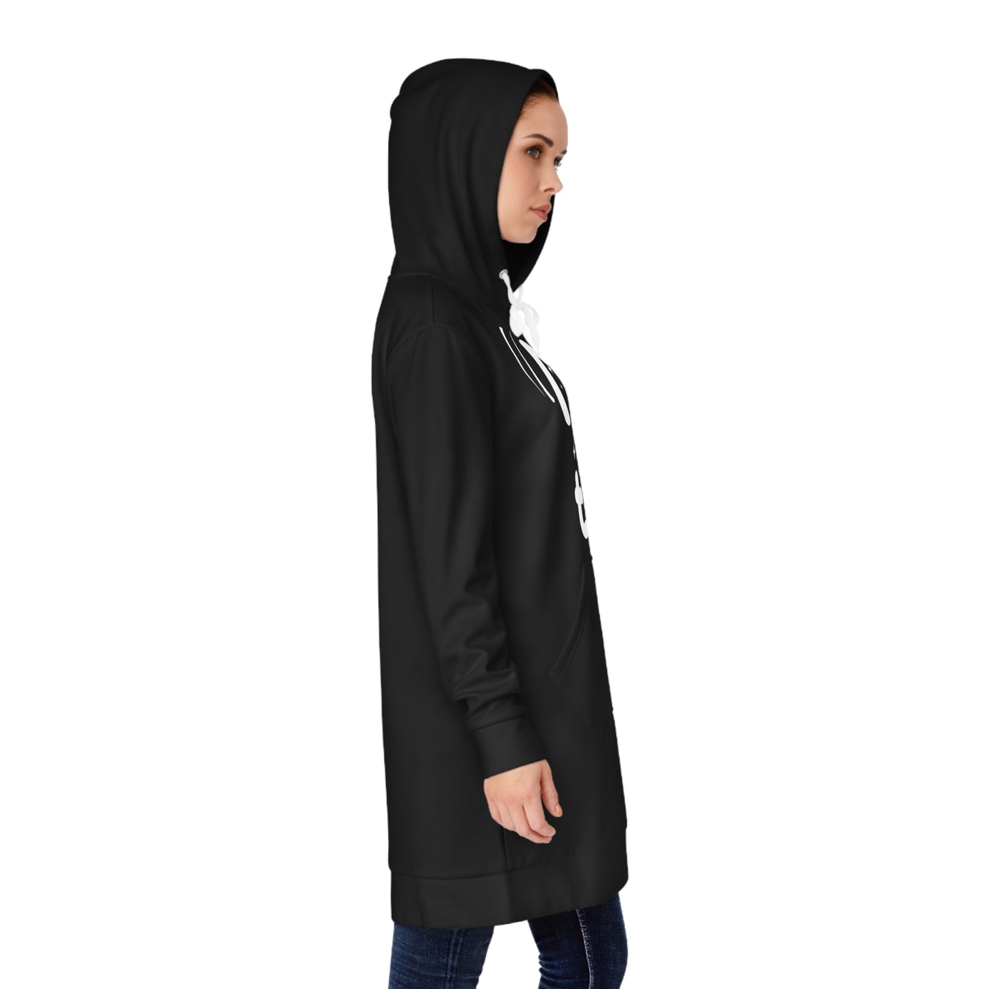 Miss My Toes Women's Hoodie Dress (AOP)