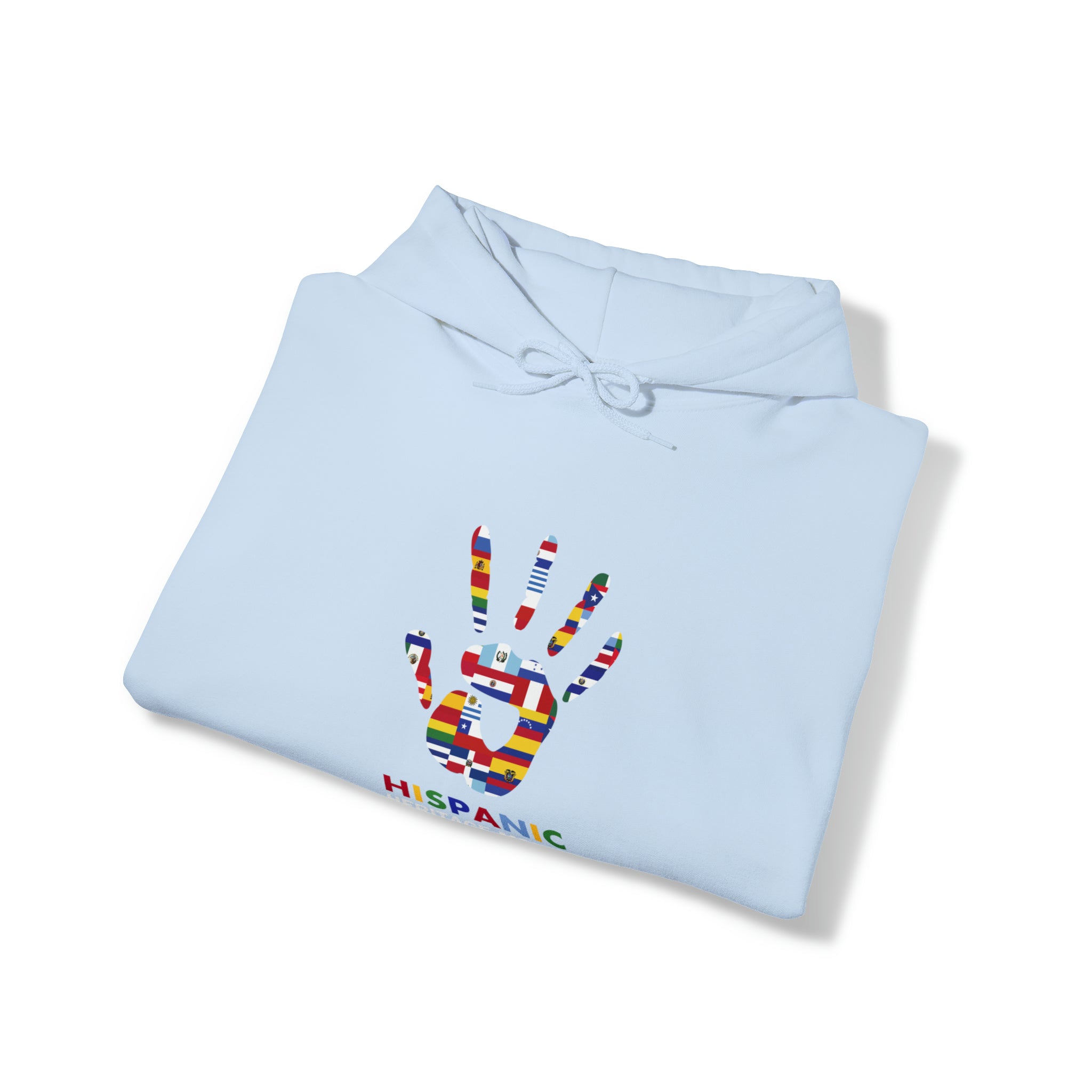 Flag Handprint - Hispanic Heritage Month Unisex Hoodie