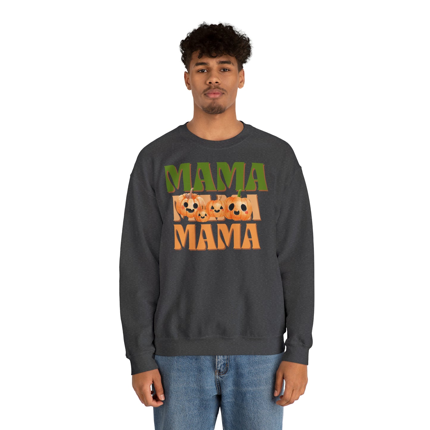 Mama Pumpkin Unisex Heavy Blend™ Crewneck Sweatshirt