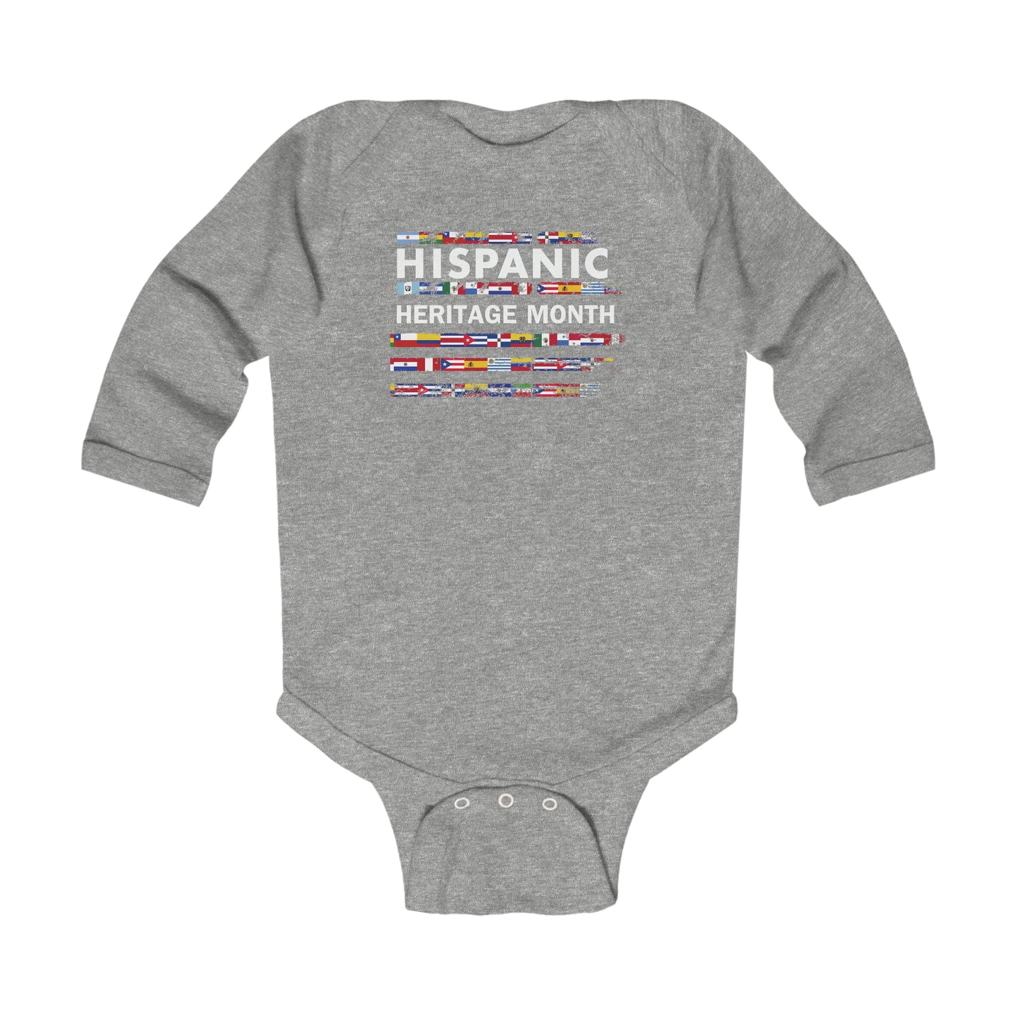 Hispanic Heritage Month Infant Long Sleeve Bodysuit