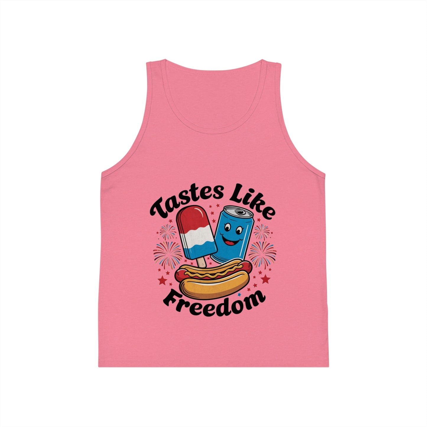 Tastes Like Freedom, Tastes Like Freedom Tank, Kids Tank, Kid's Jersey Tank Top