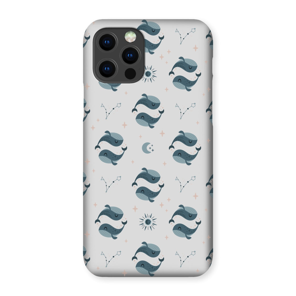 Pisces Pattern Snap Phone Case