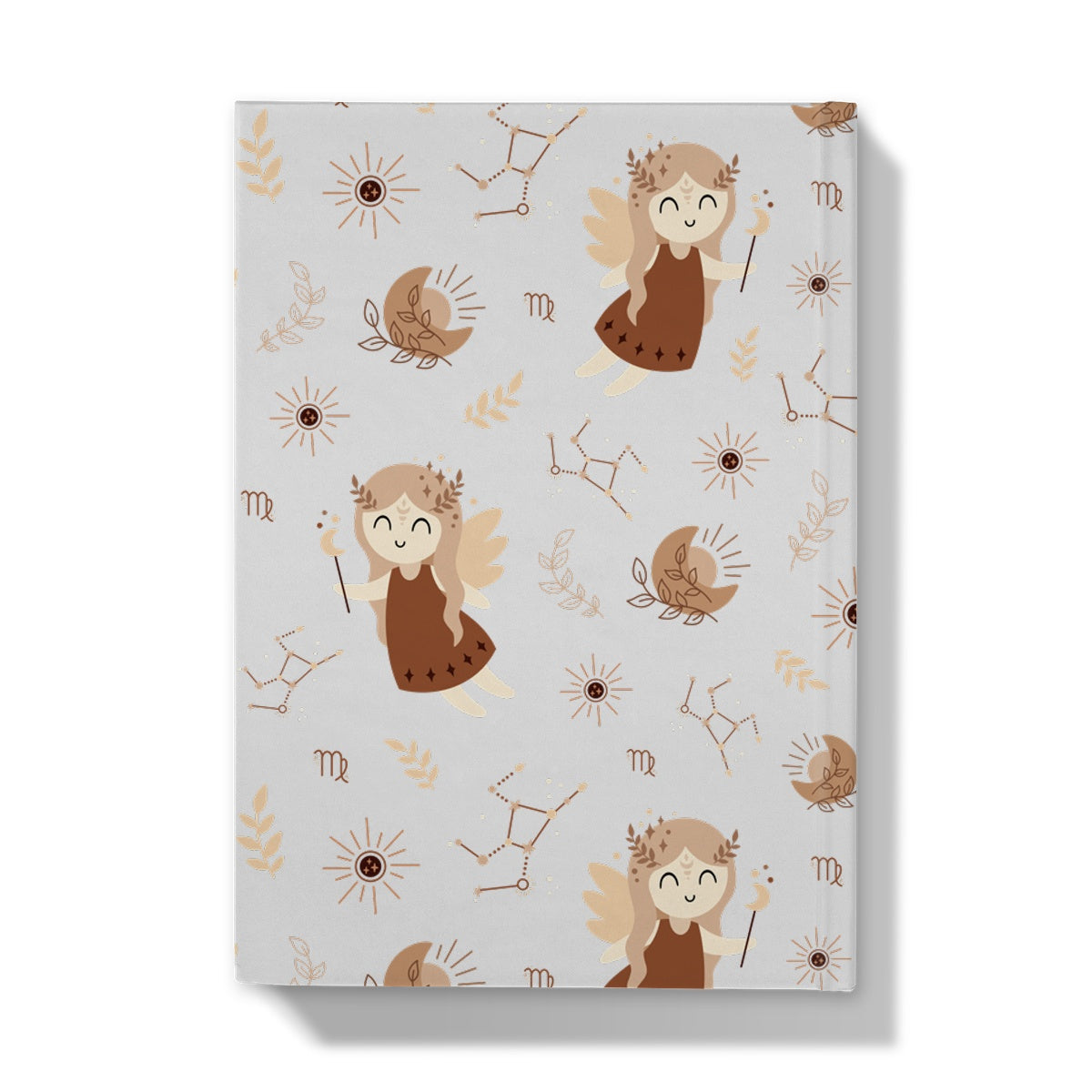 Virgo Pattern Hardback Journal