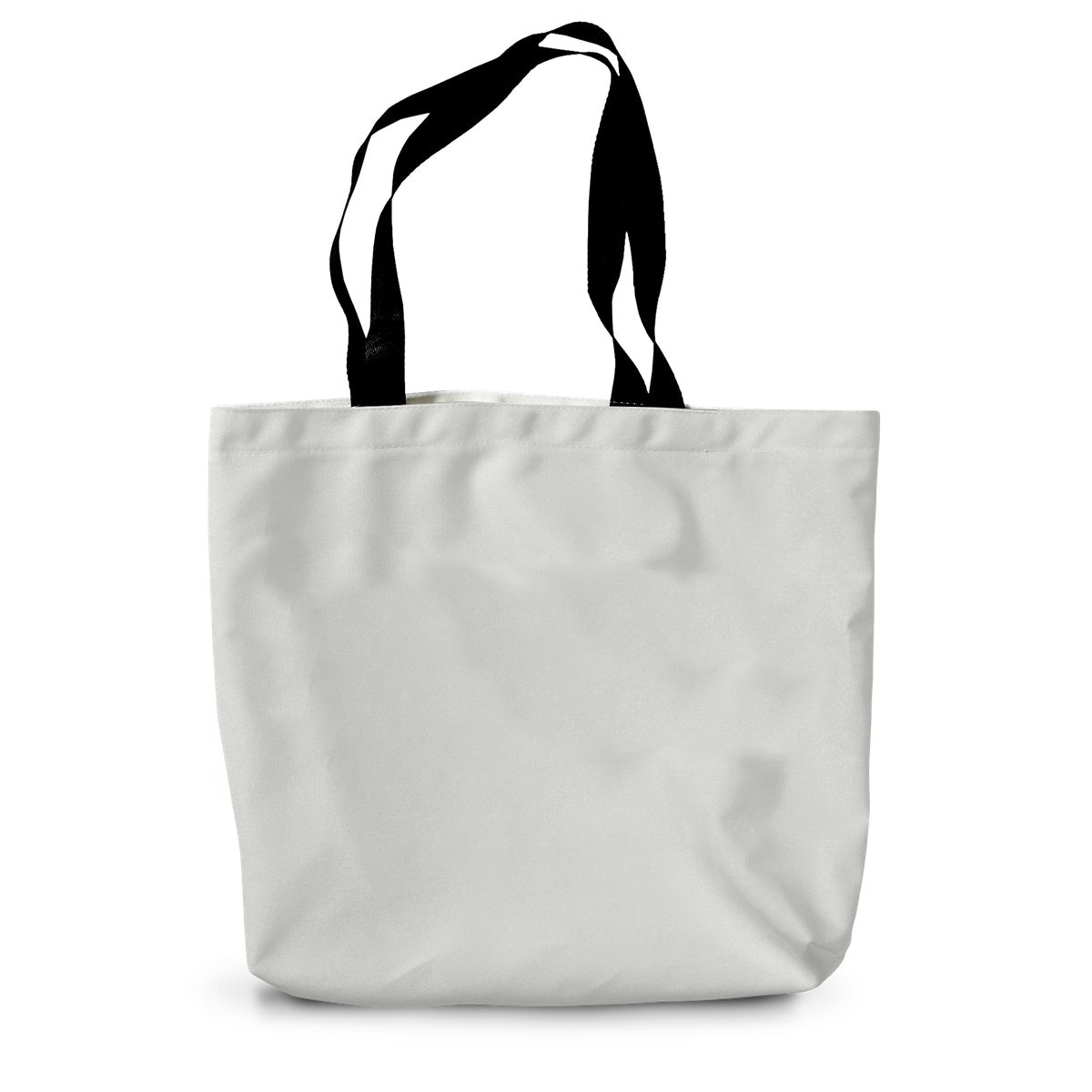 Retro Mushroom Pattern - Green Canvas Tote Bag