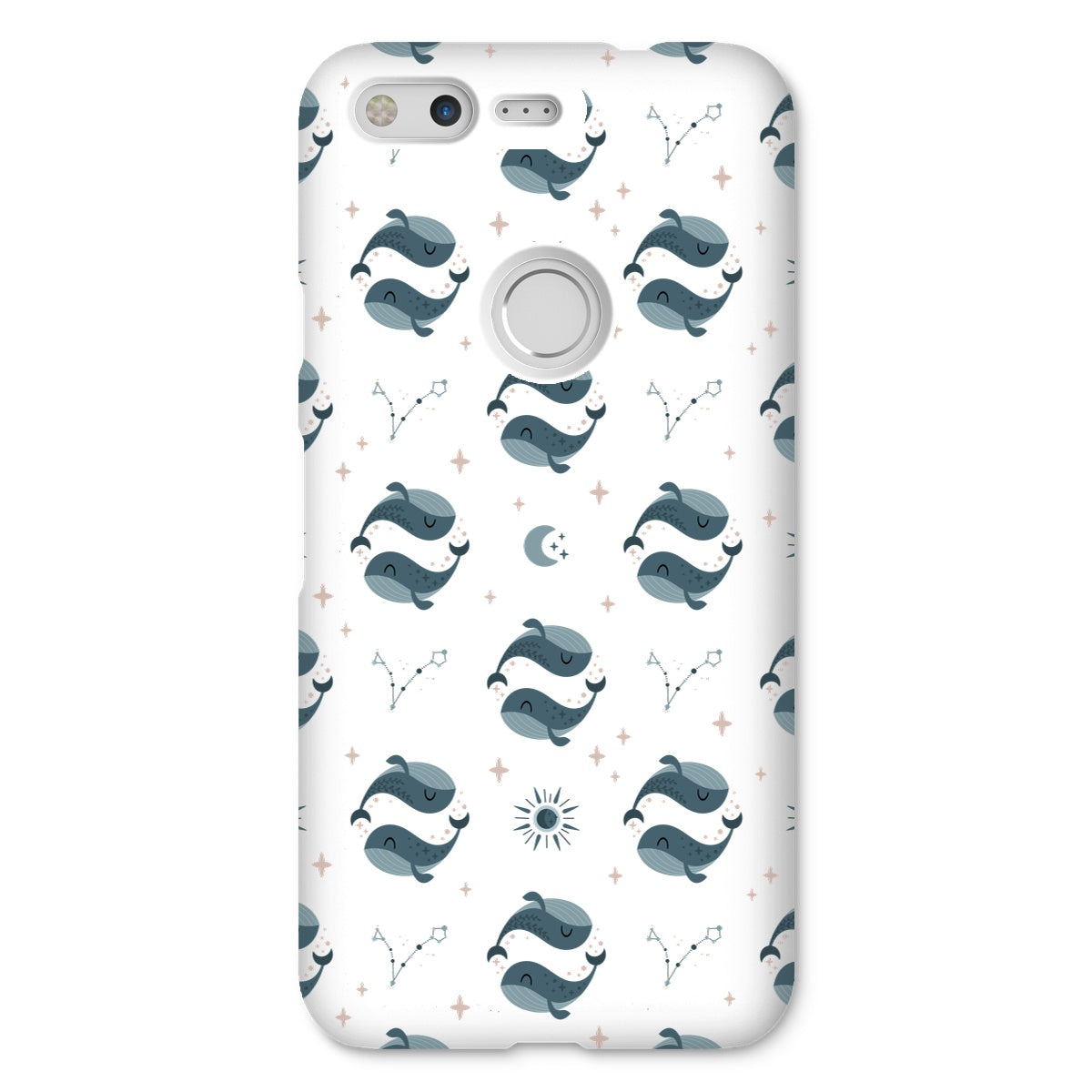 Pisces Pattern Snap Phone Case