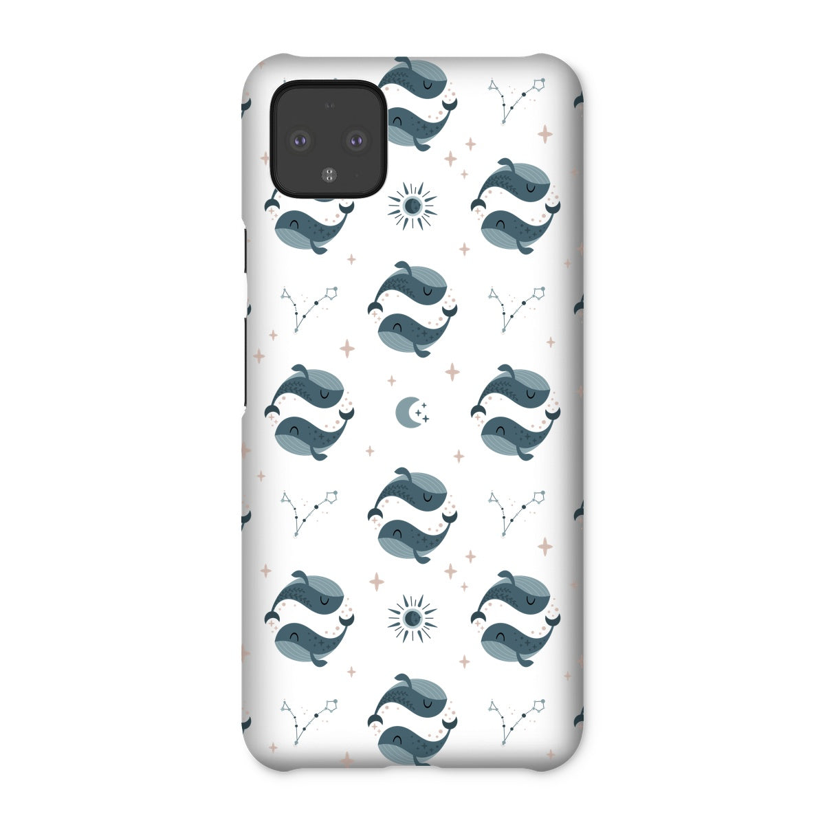 Pisces Pattern Snap Phone Case