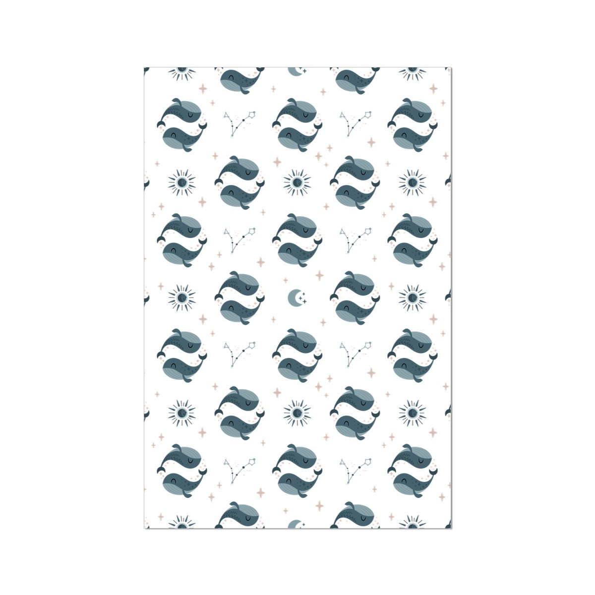 Pisces Pattern Rolled Eco Canvas