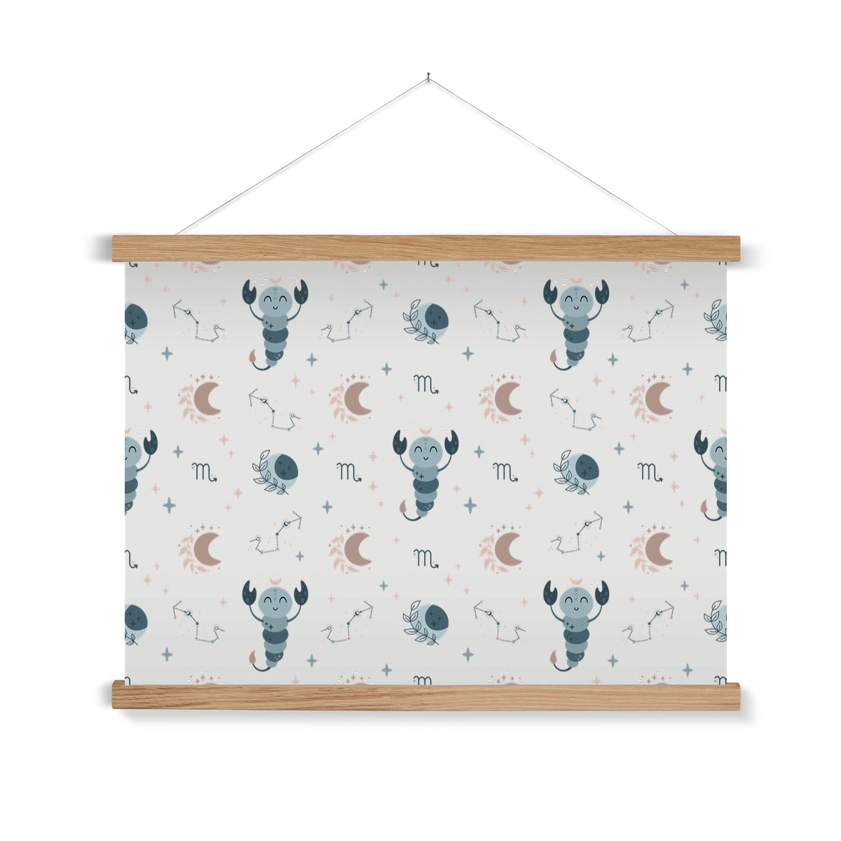 Scorpio Pattern Fine Art Print with Hanger