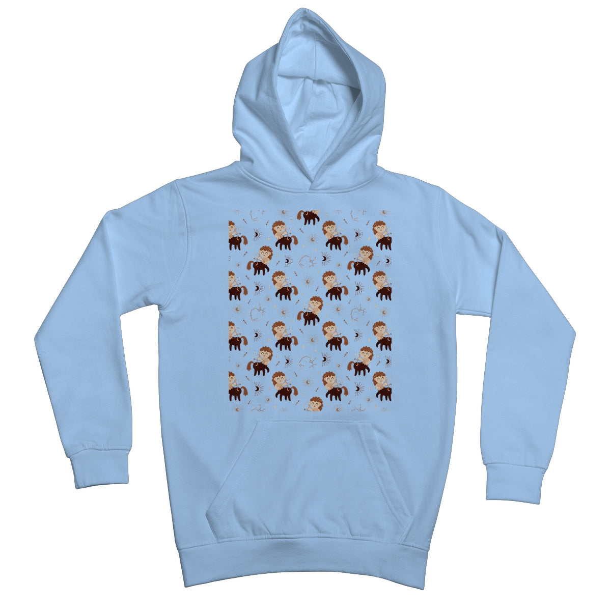 Sagittarius Pattern Kids Hoodie