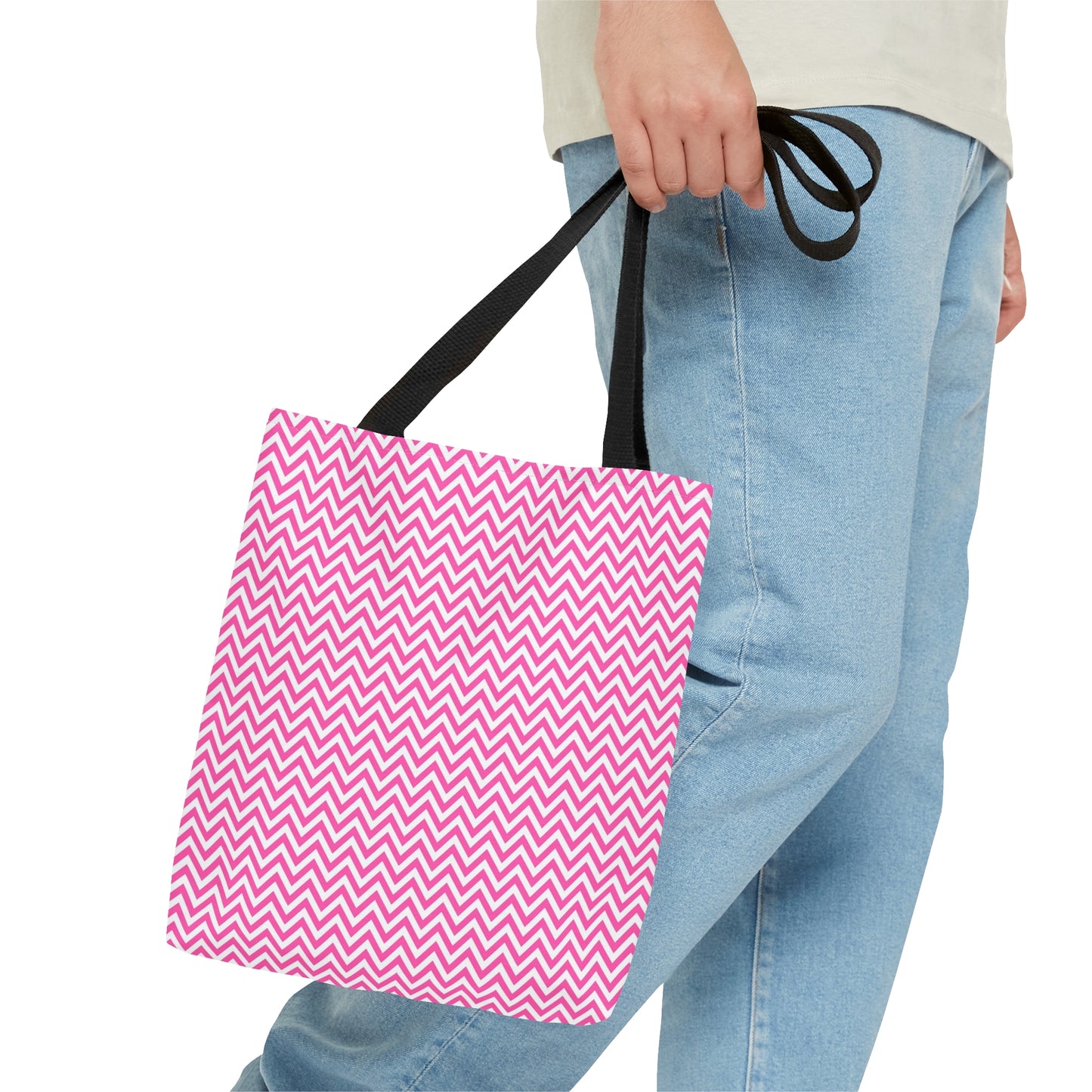 Pink Breast Cancer Awareness Tote Bag