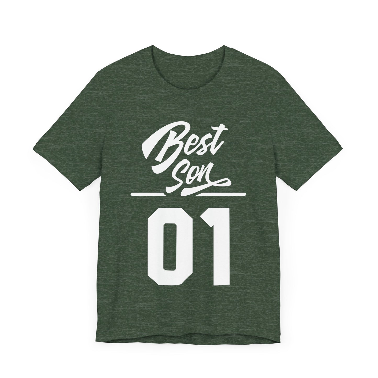 Best Son 01, Best Son Tee, Best Son T-shirt, Gift for Son, Dad to Son Gift, Unisex Jersey Short Sleeve Tee