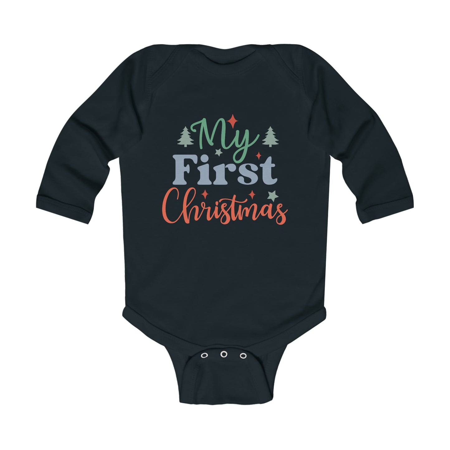 My First Christmas Infant Long Sleeve Bodysuit