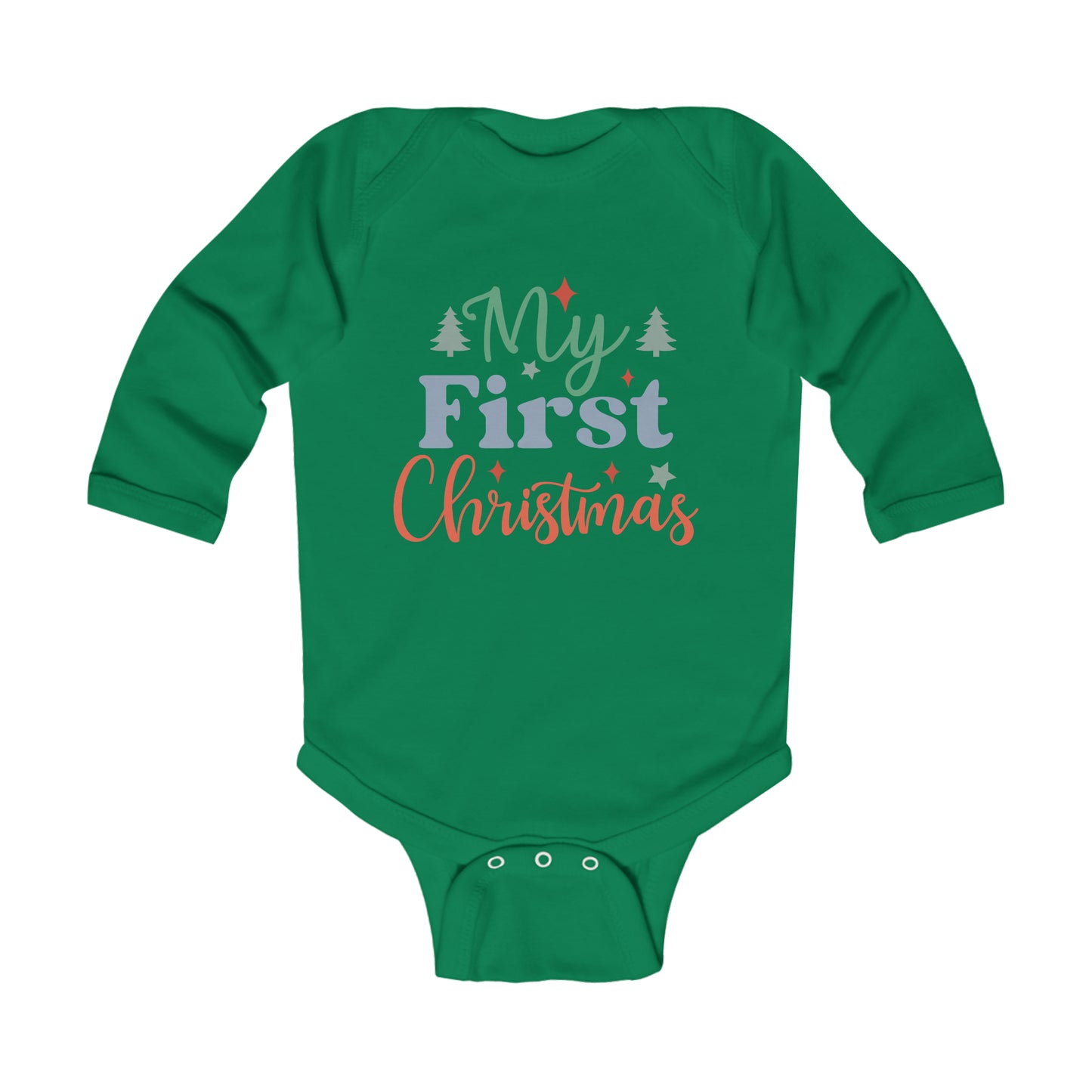 My First Christmas Infant Long Sleeve Bodysuit