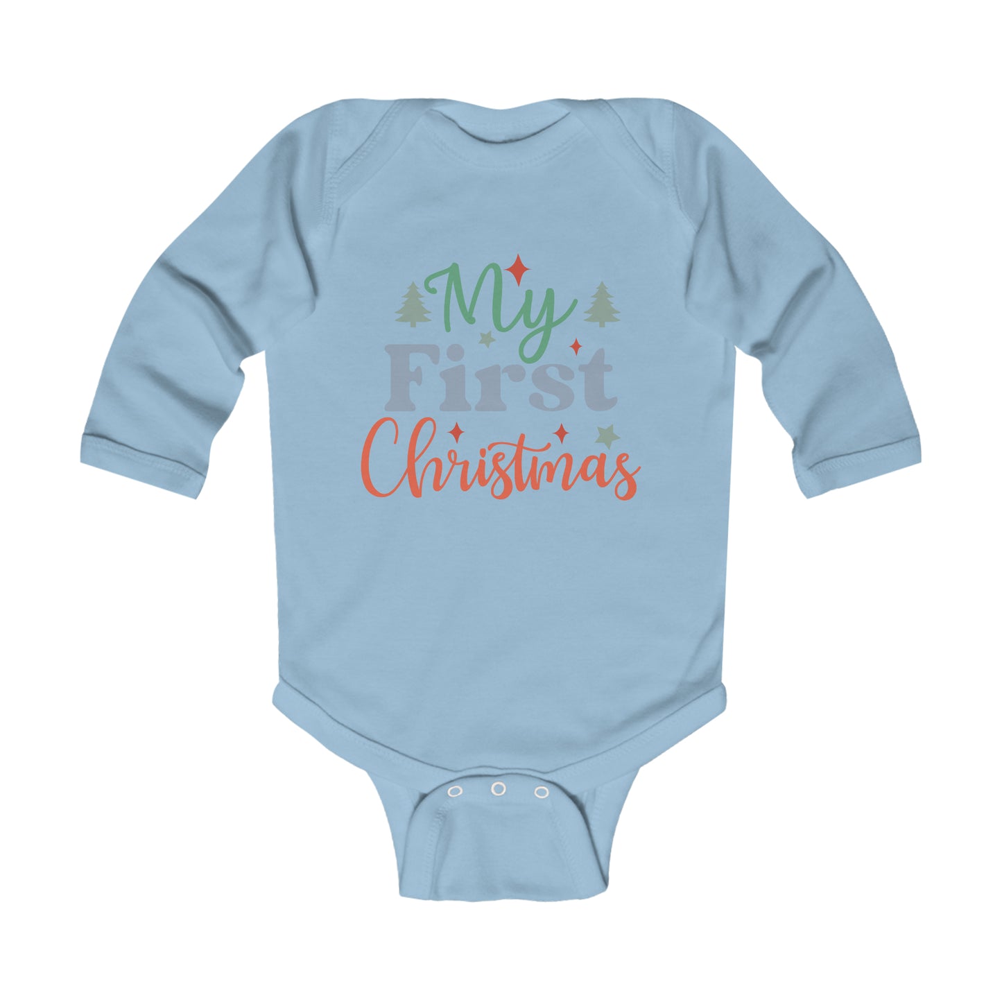 My First Christmas Infant Long Sleeve Bodysuit