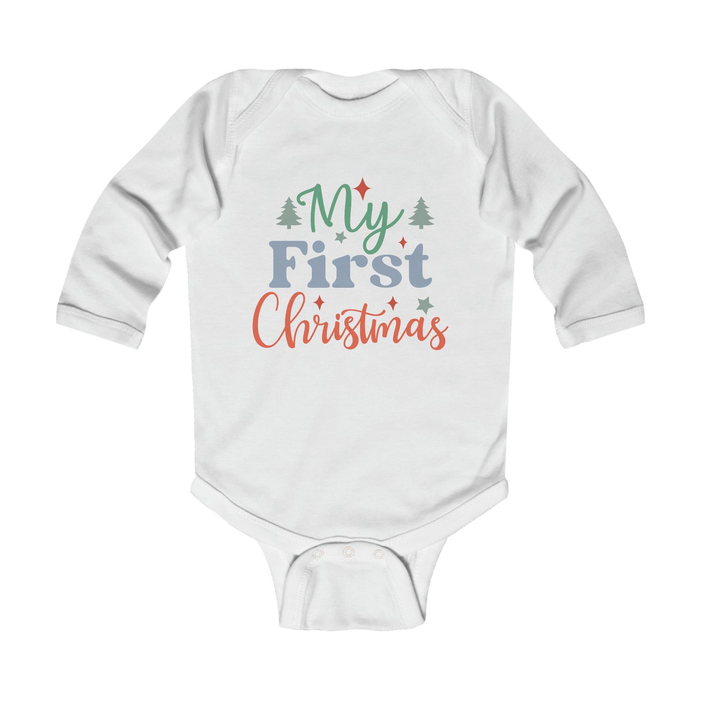 My First Christmas Infant Long Sleeve Bodysuit