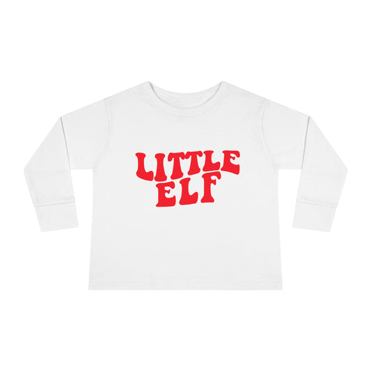 Little Elf Toddler Long Sleeve Tee