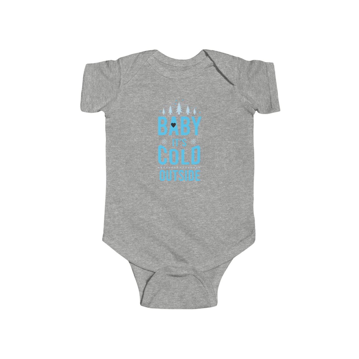 Baby It's Cold Outside Infant Fine Jersey Bodysuit