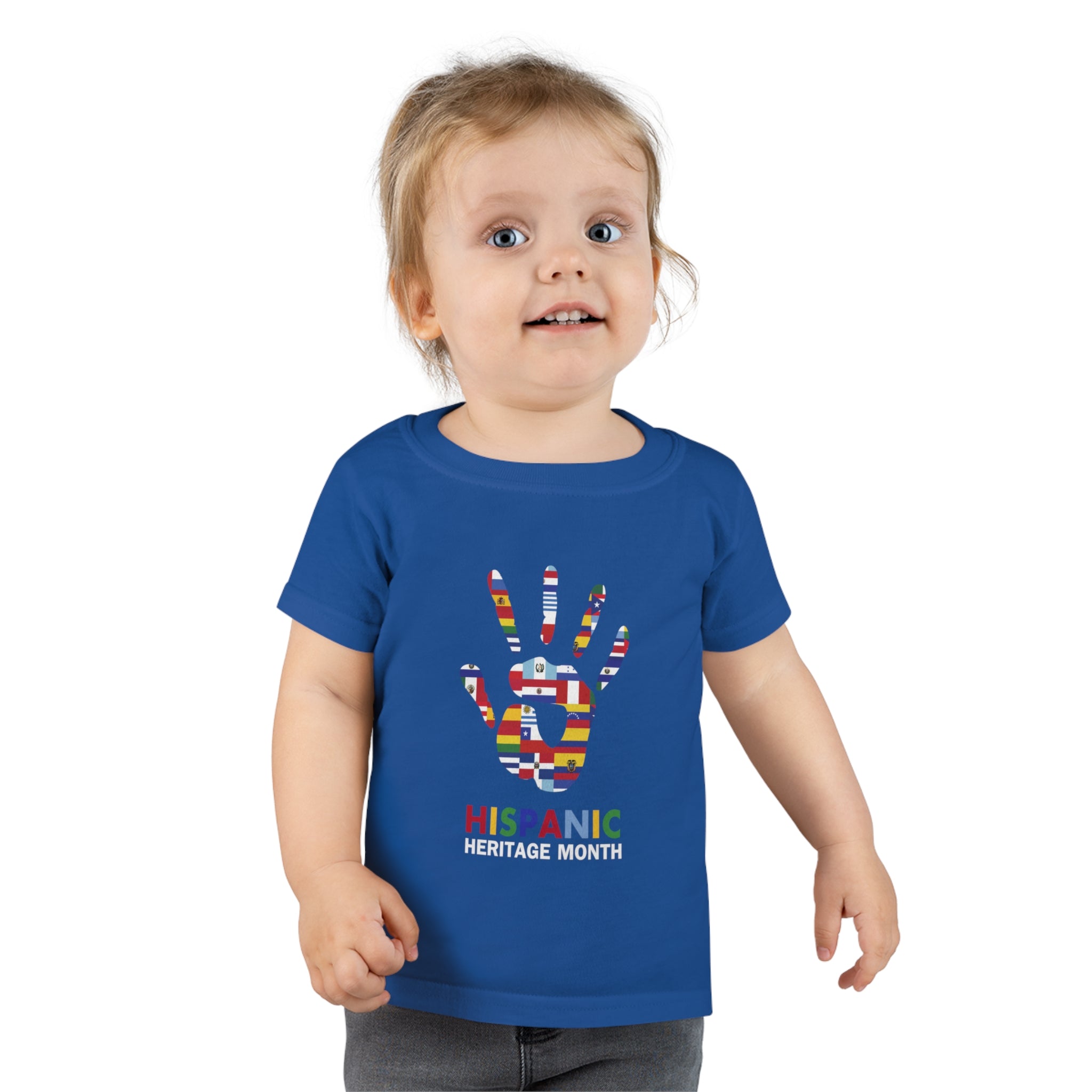 Flag Handprint - Hispanic Heritage Month Toddler T-shirt