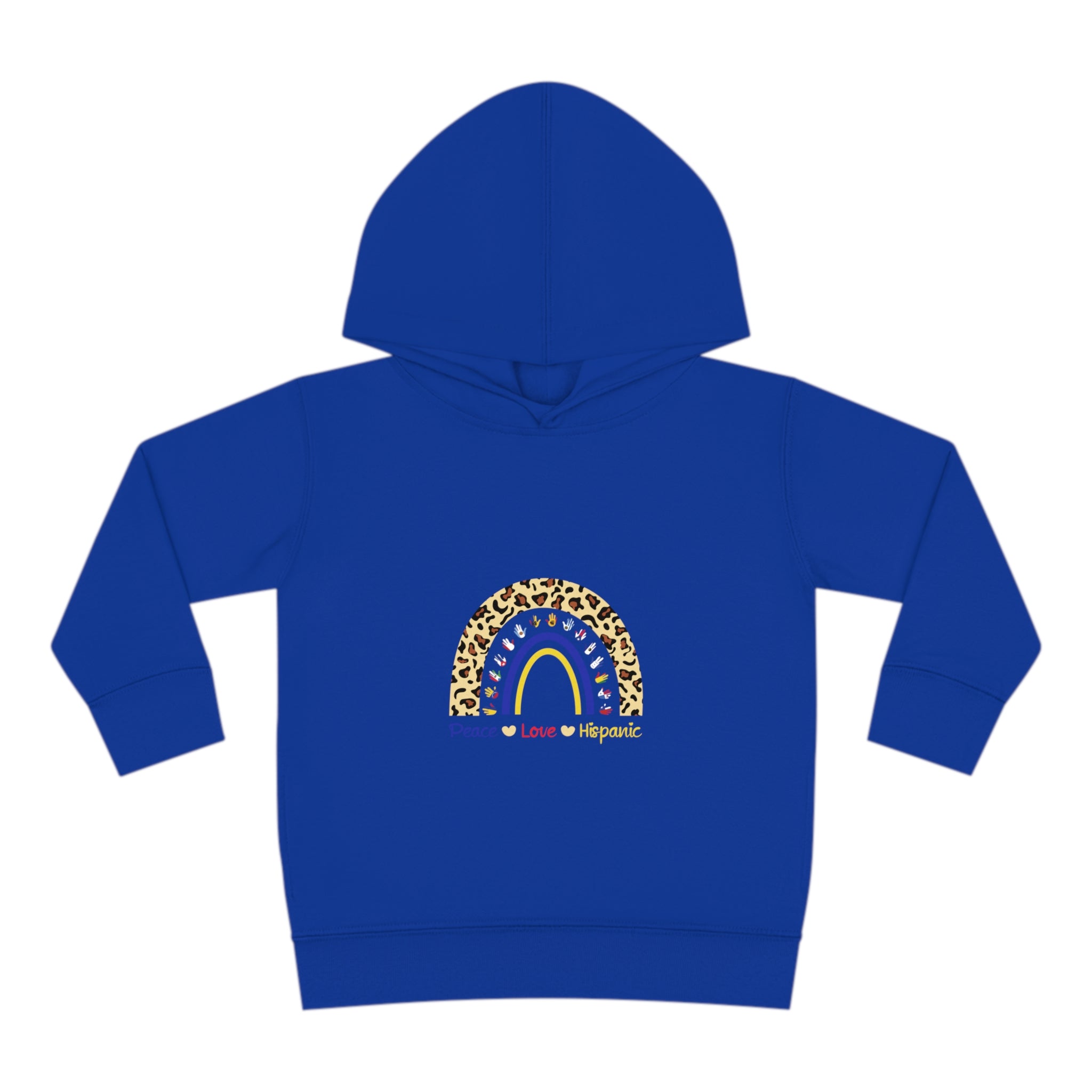 Leopard Rainbow - Hispanic Heritage Month Toddler Hoodie