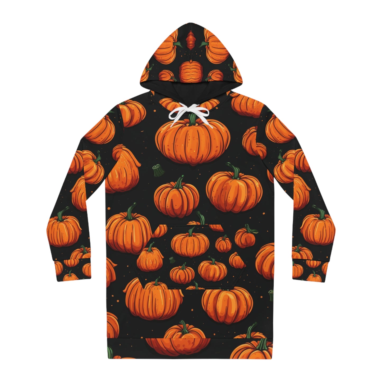 Pumpkins Halloween Women's Hoodie Dress (AOP)