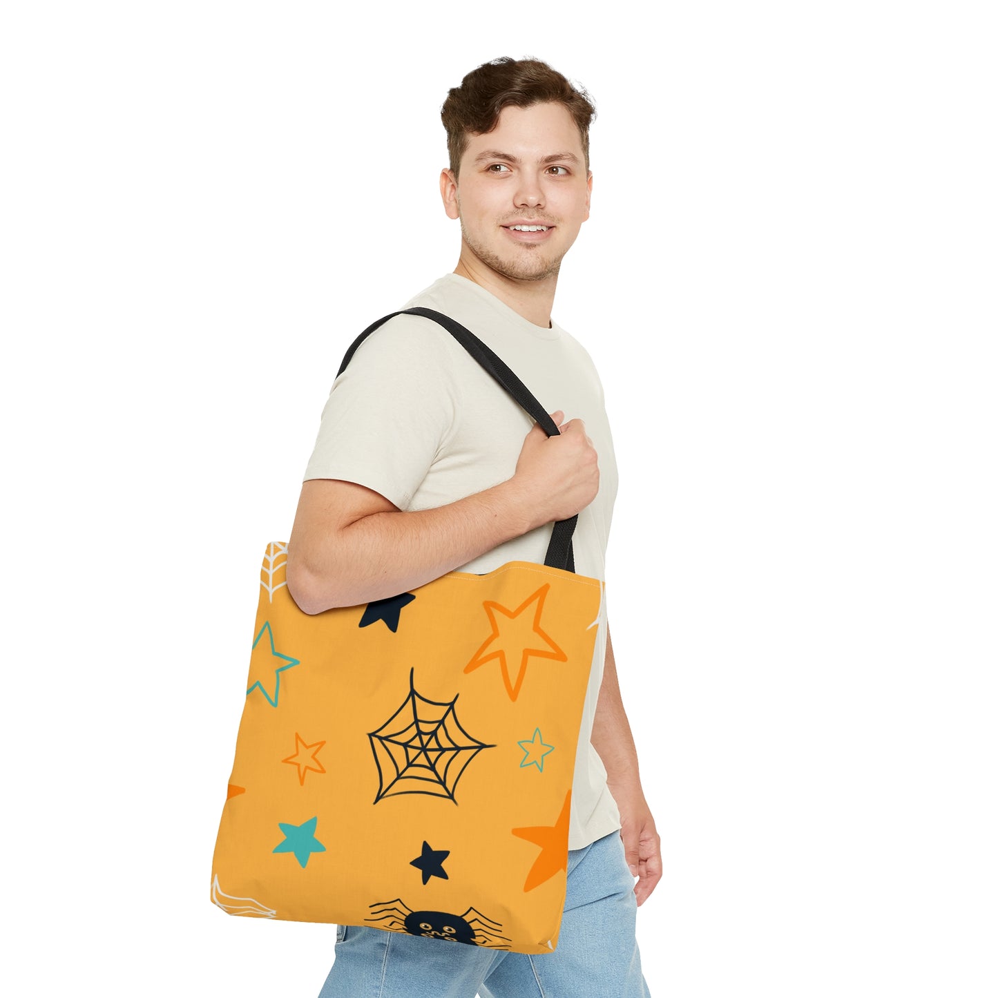 Halloween Spiders & Webs Tote Bag (AOP)