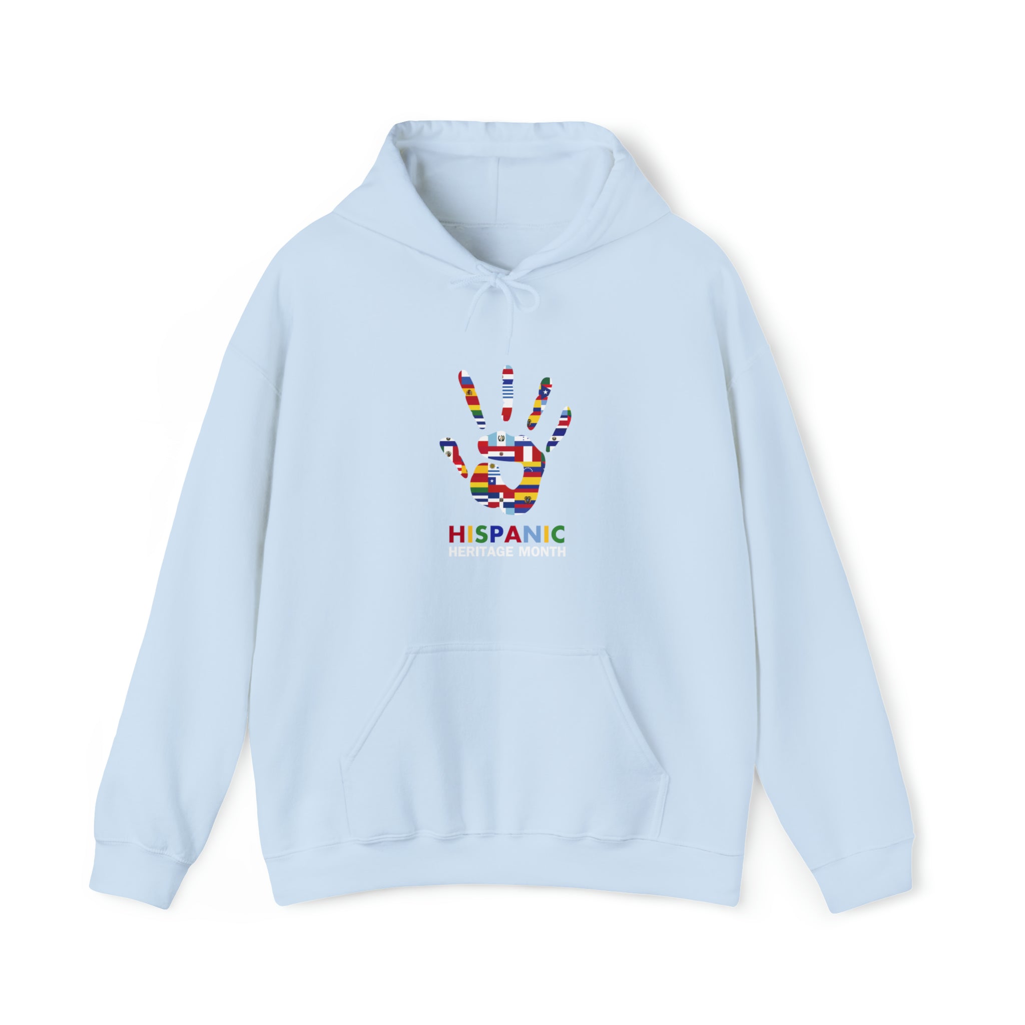 Flag Handprint - Hispanic Heritage Month Unisex Hoodie