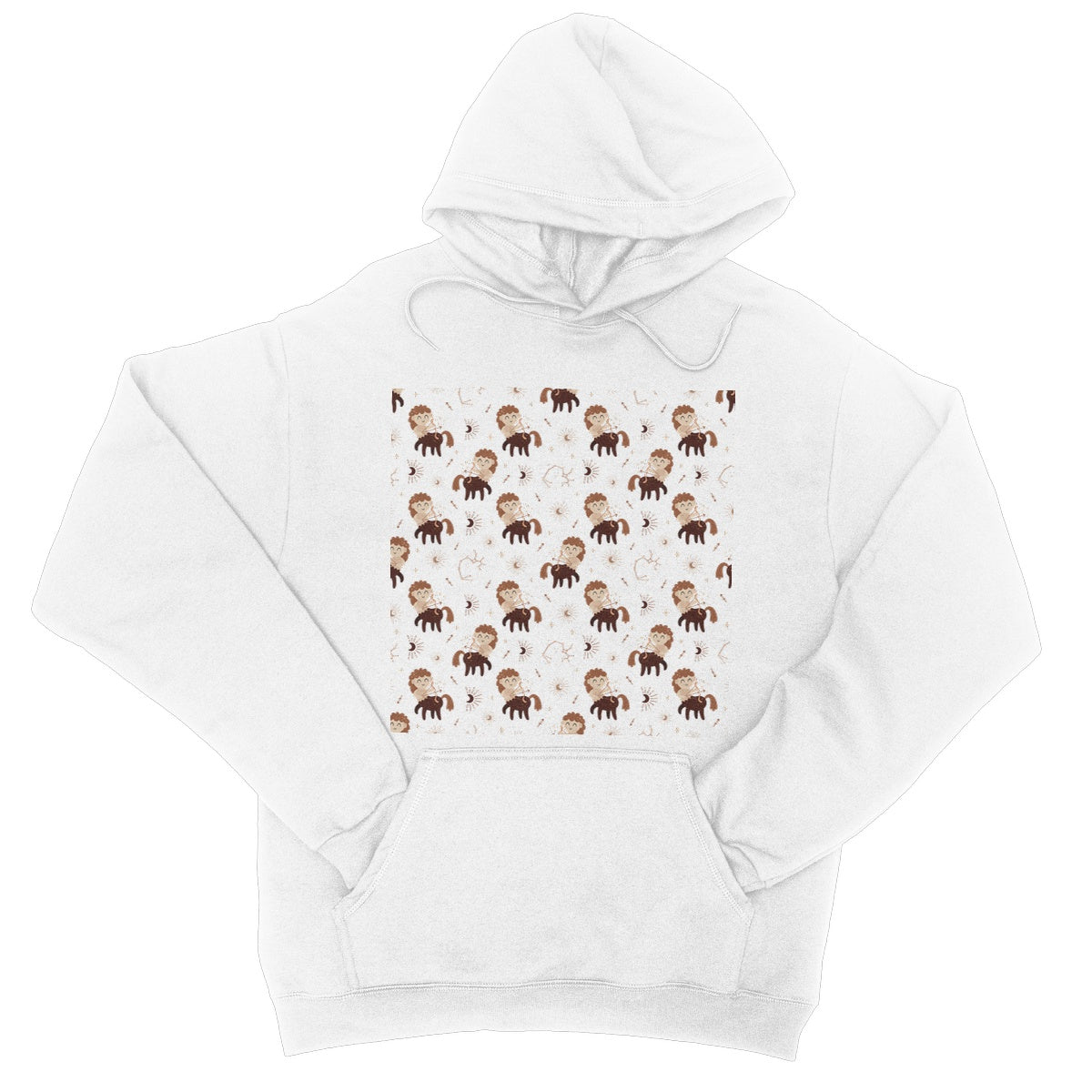 Sagittarius Pattern College Hoodie