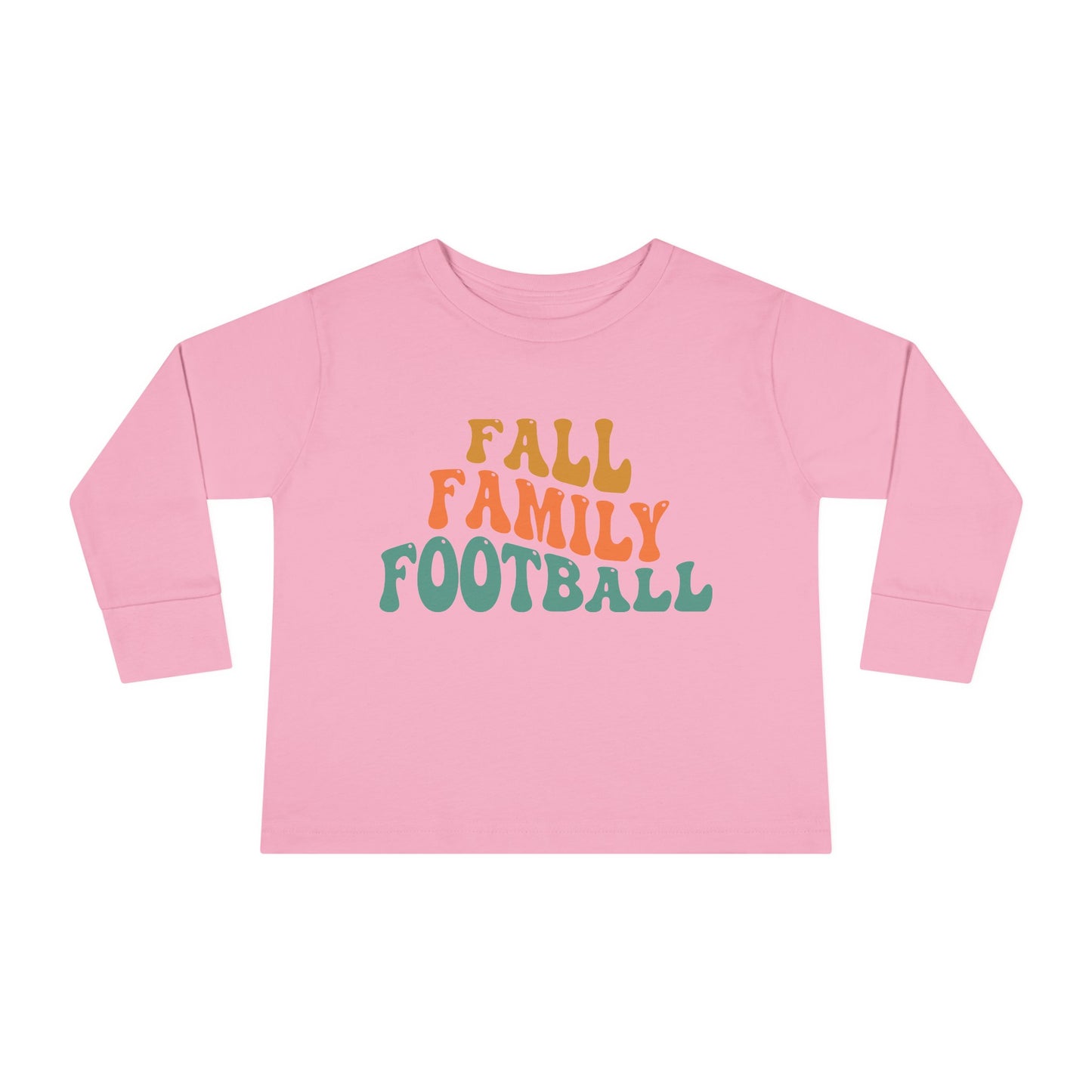 Fall Family Football Toddler Long Sleeve Tee