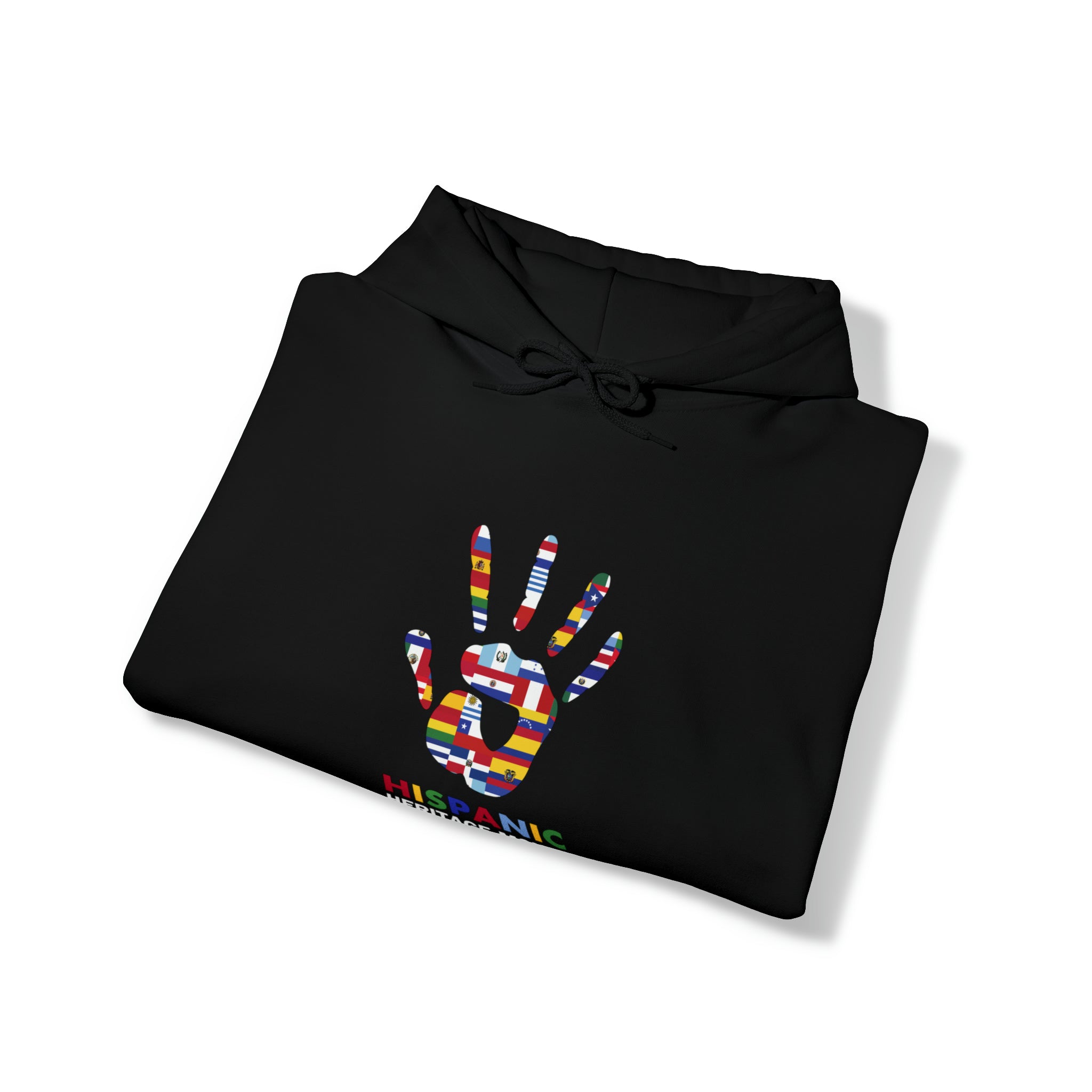 Flag Handprint - Hispanic Heritage Month Unisex Hoodie