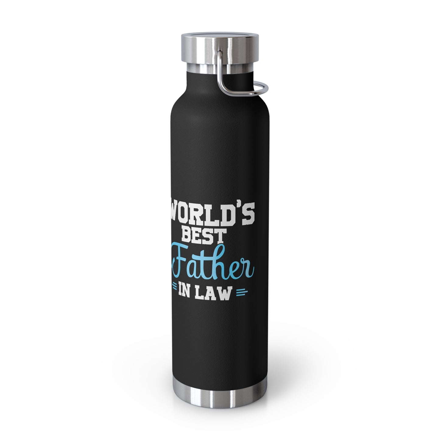 World's Best Father-In-Law Copper Vacuum Insulated Bottle, 22oz