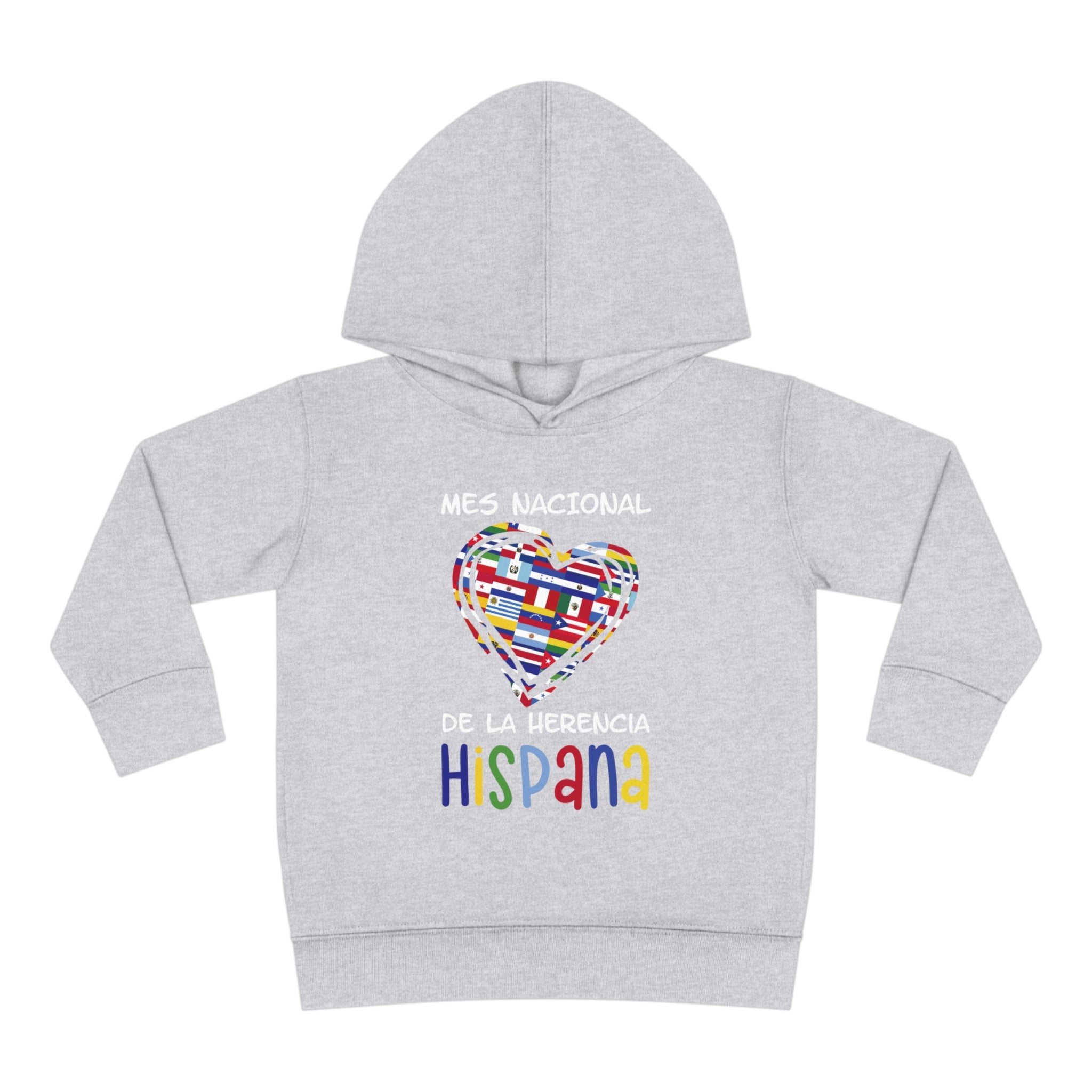 Mes Nacional Heart - Hispanic Heritage Month Toddler Hoodie