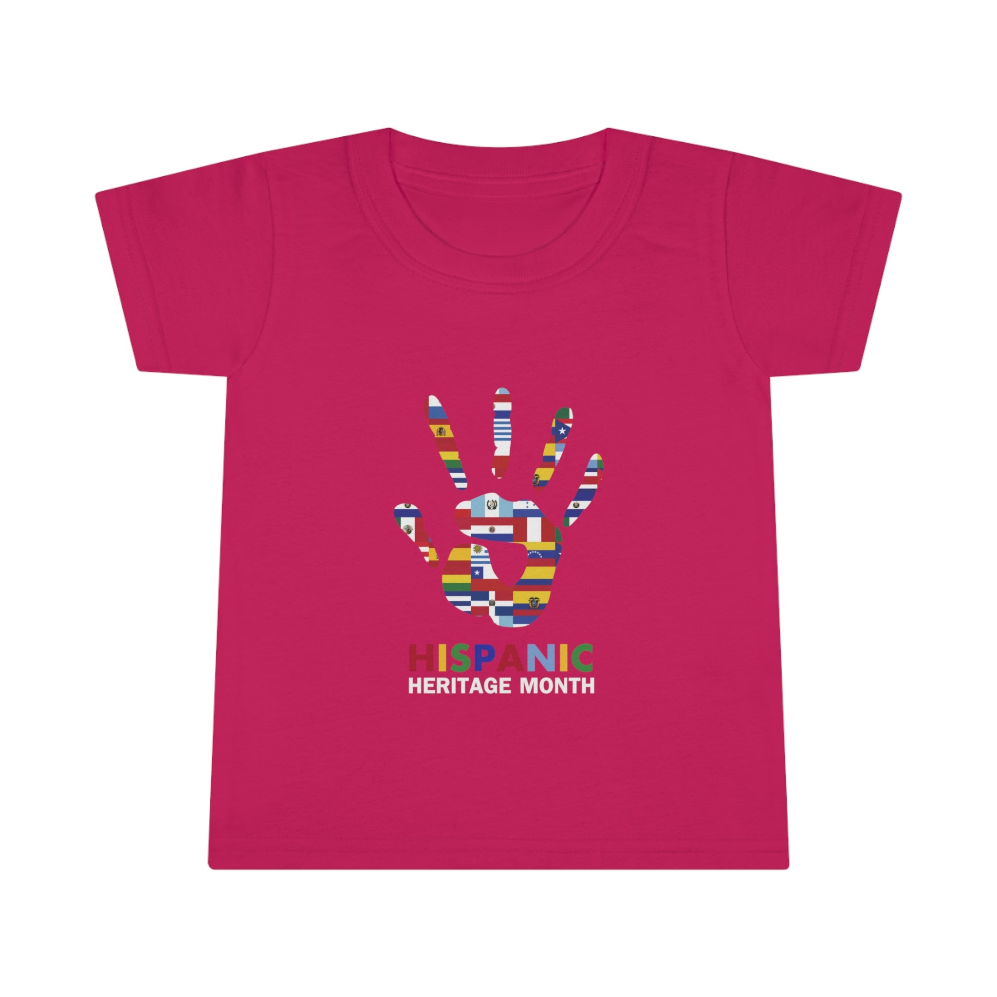 Flag Handprint - Hispanic Heritage Month Toddler T-shirt